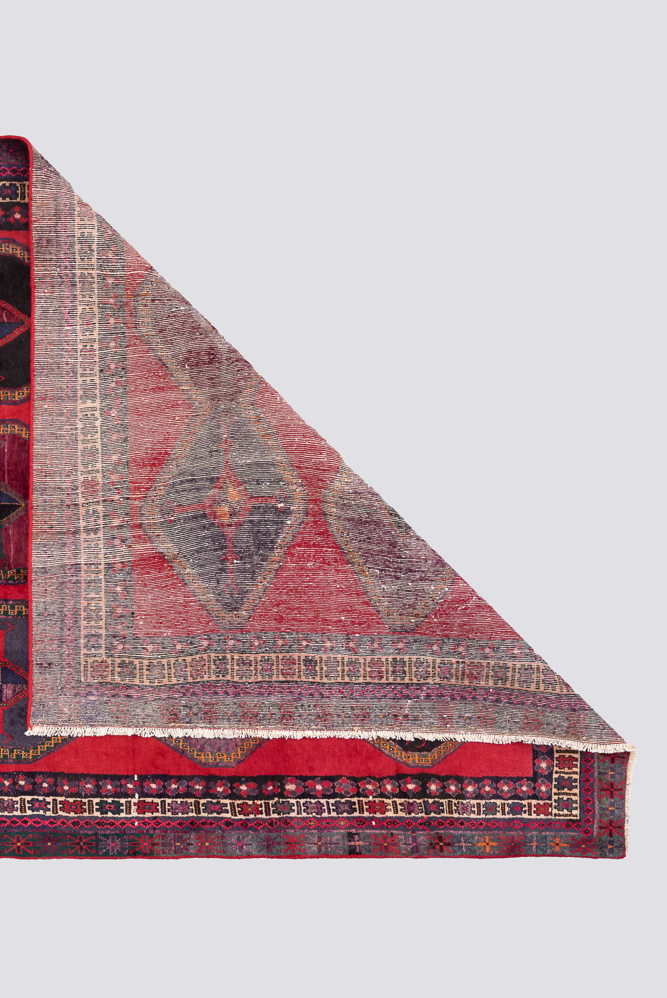 Vintage Dehaj Diamonds Persian Rug