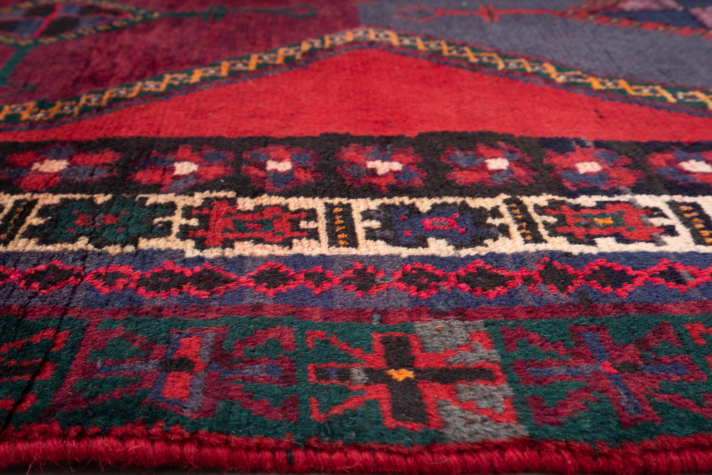 Vintage Dehaj Diamonds Persian Rug