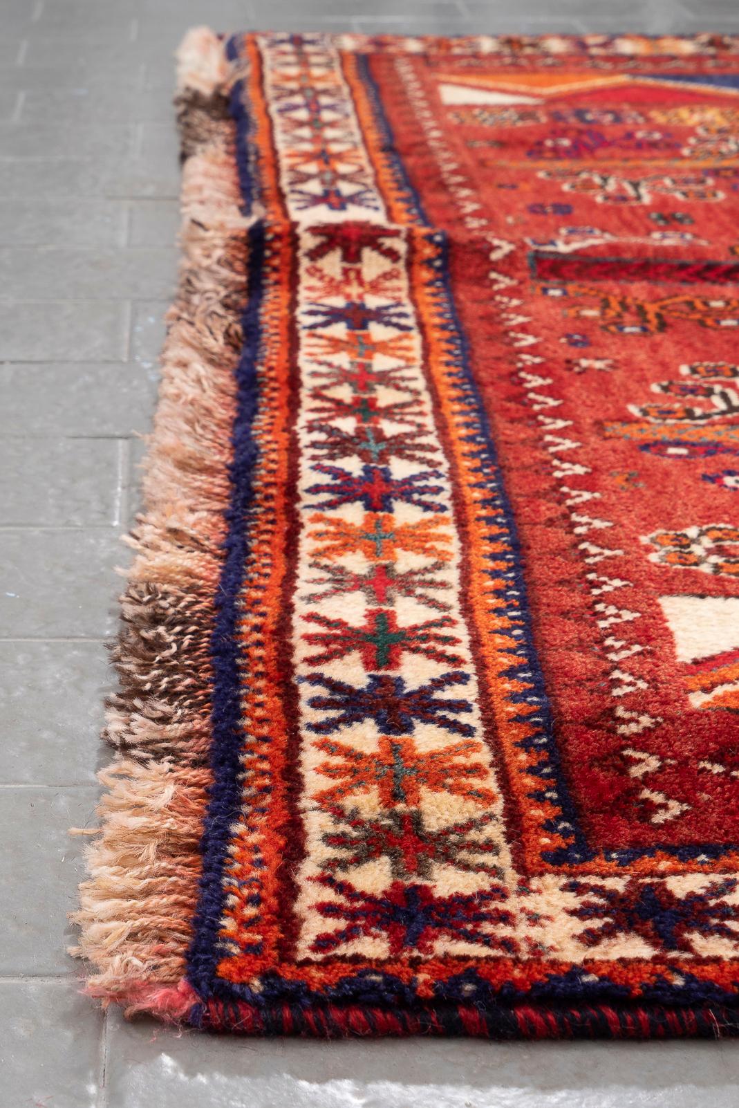 Vintage Qashqai Persian Rug