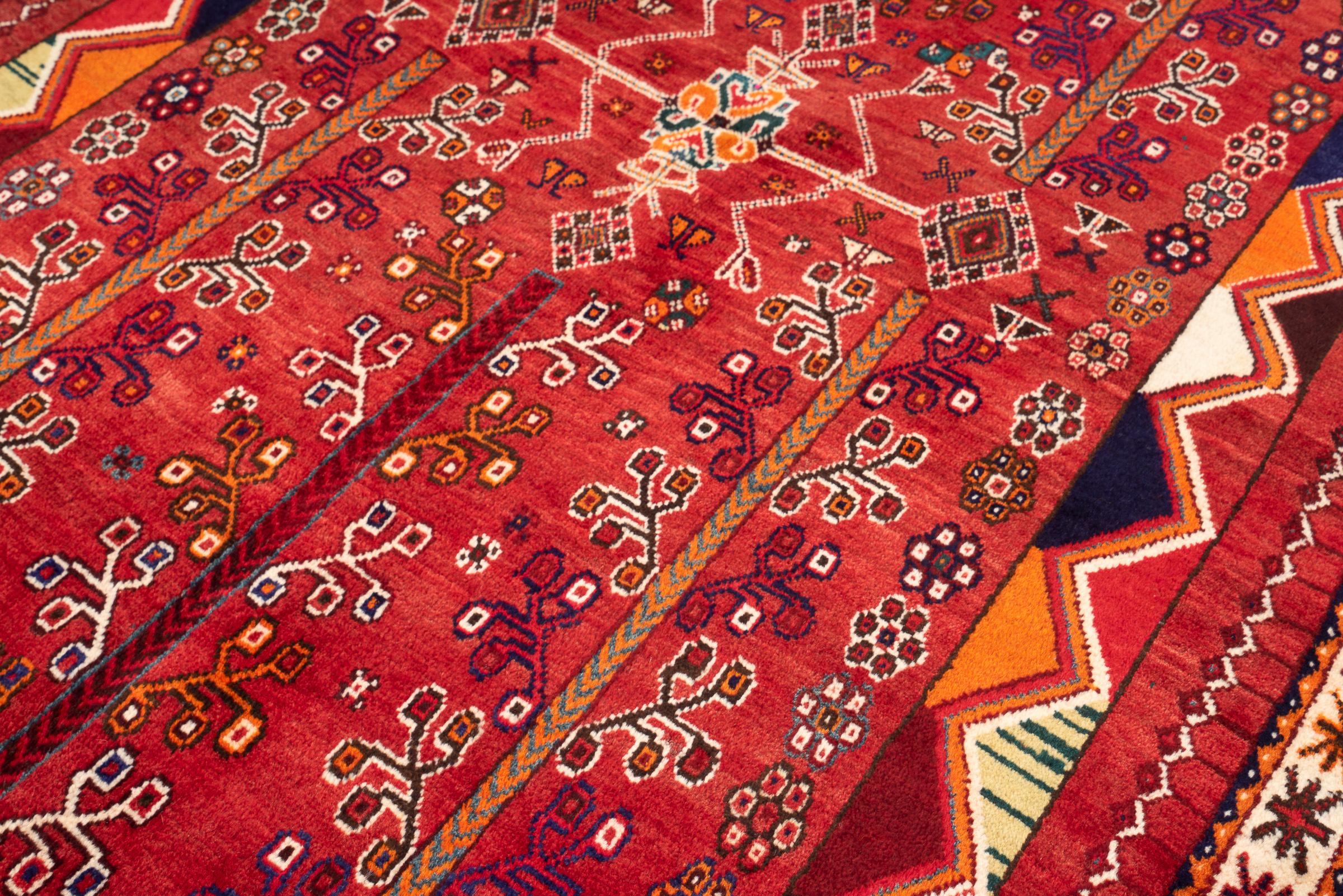 Vintage Qashqai Persian Rug