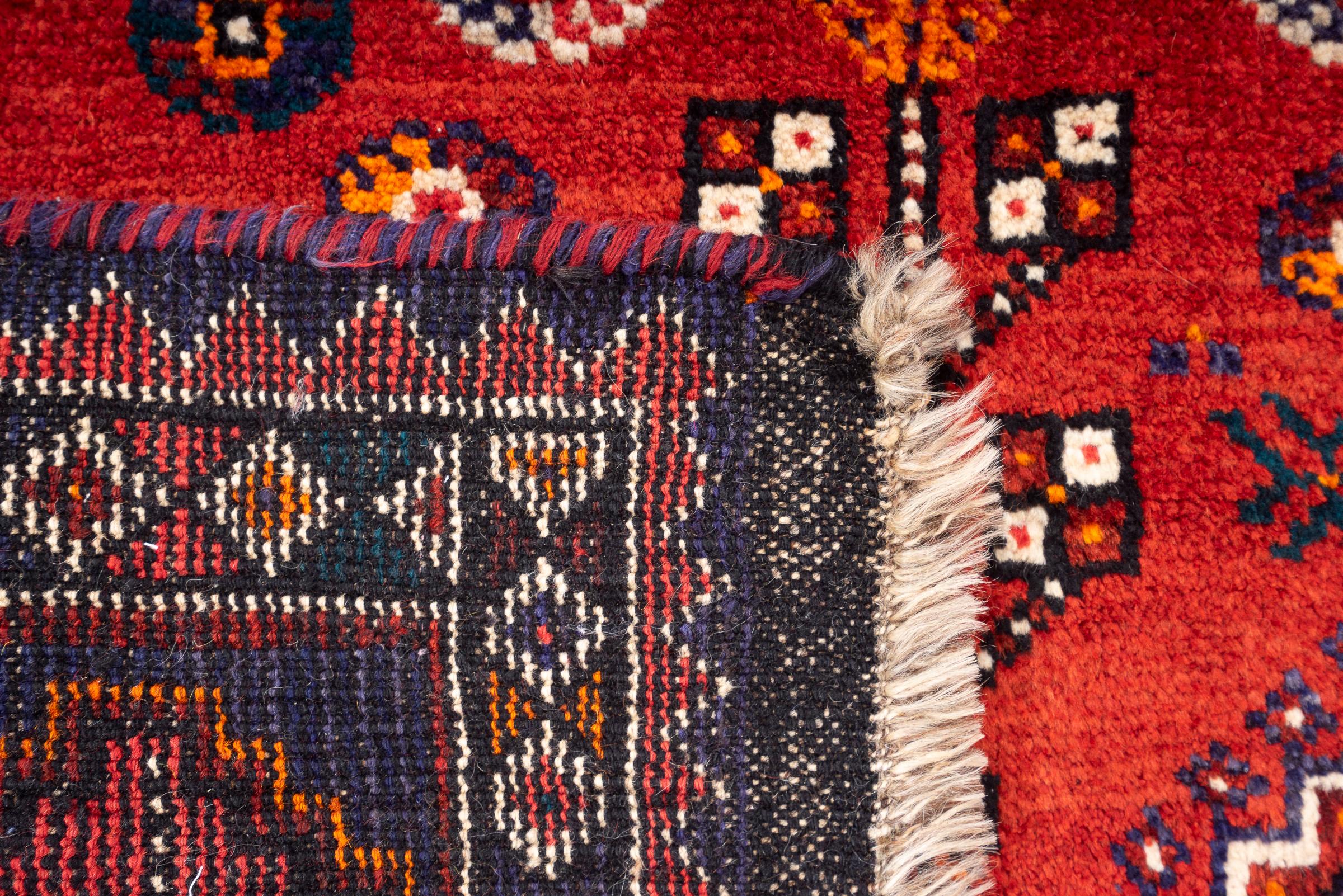 Vintage Unused Qashqai Ronas Persian Rug