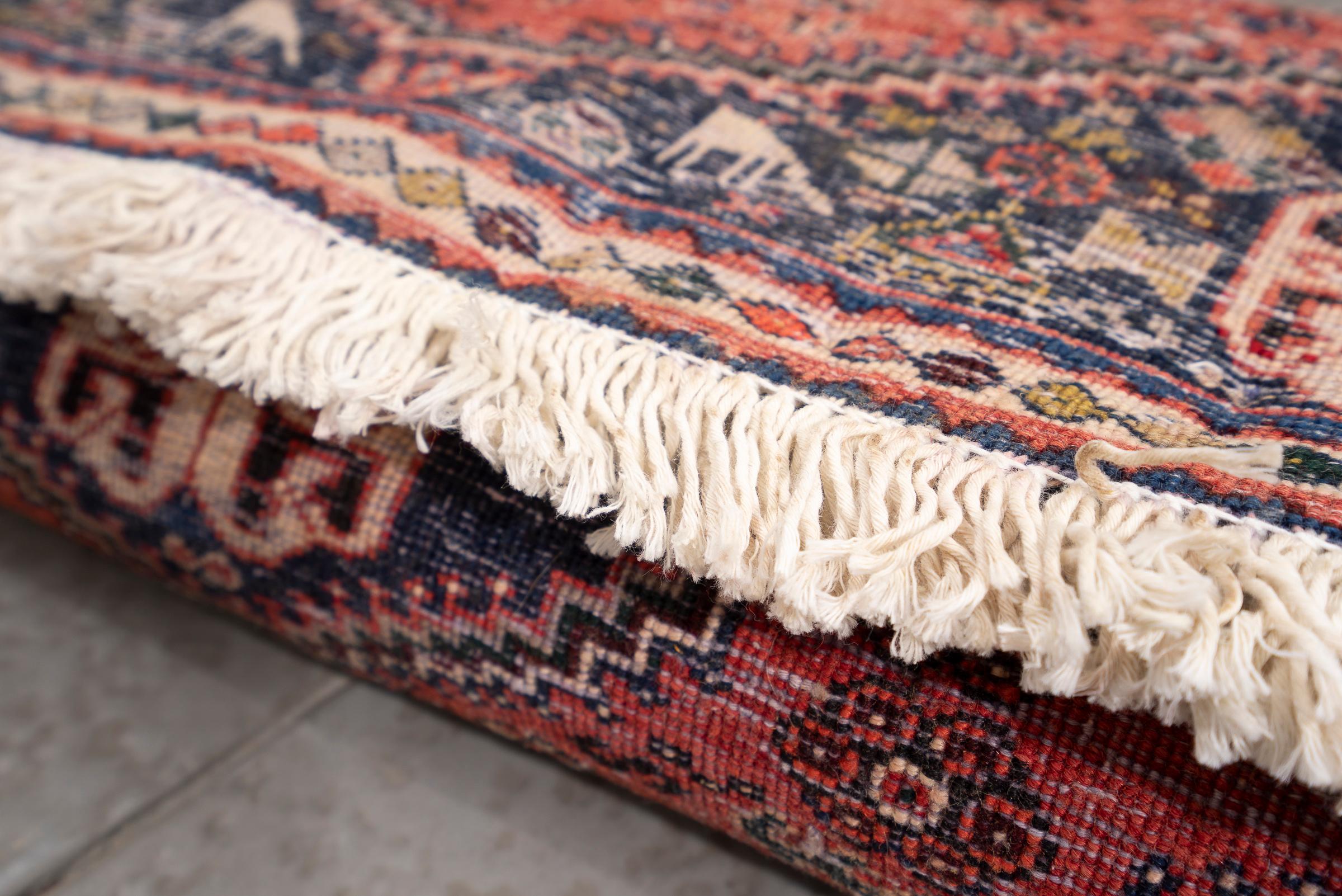 Vintage Abade Qashqai Persian Rug
