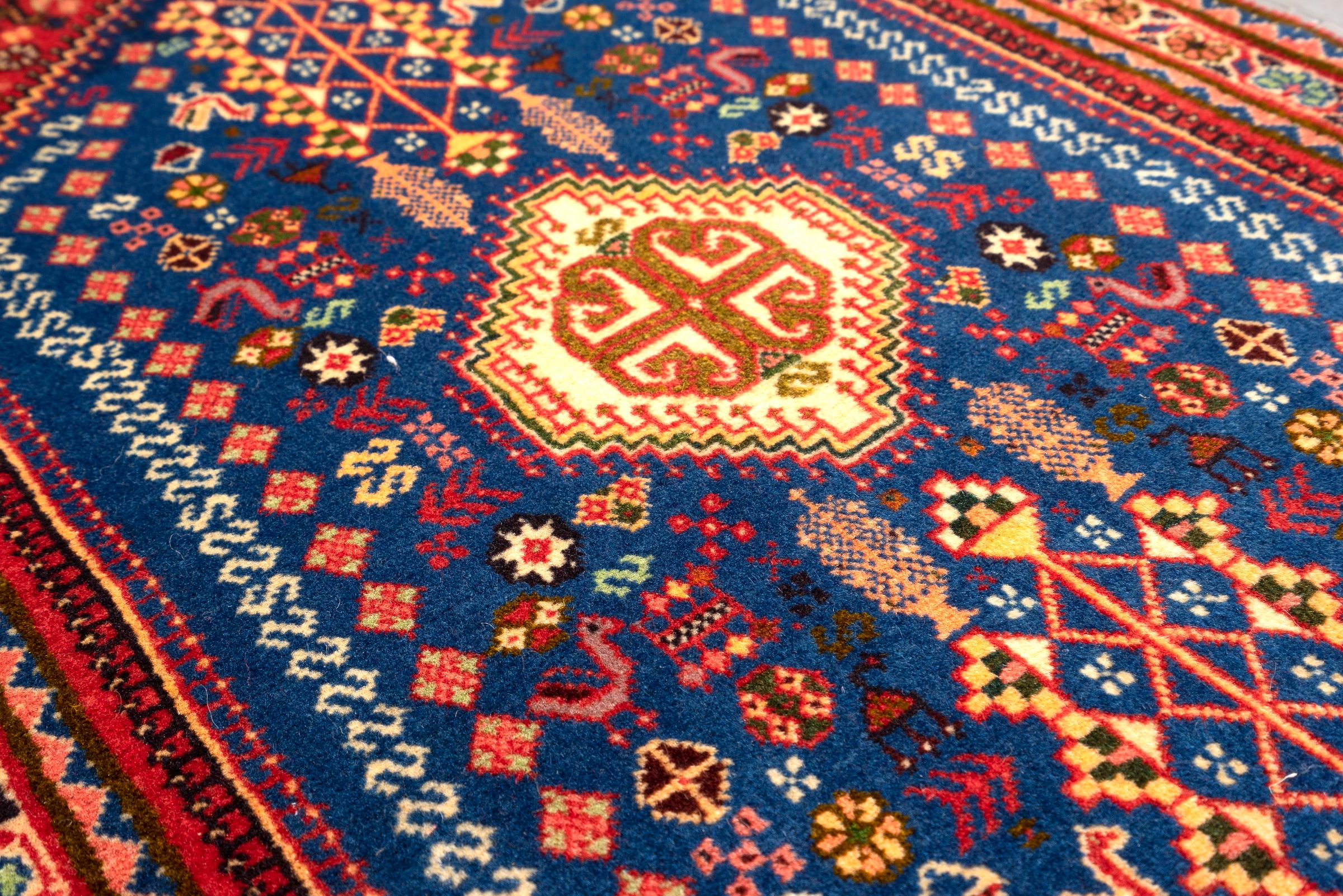 Vintage Abade Qashqai Persian Rug