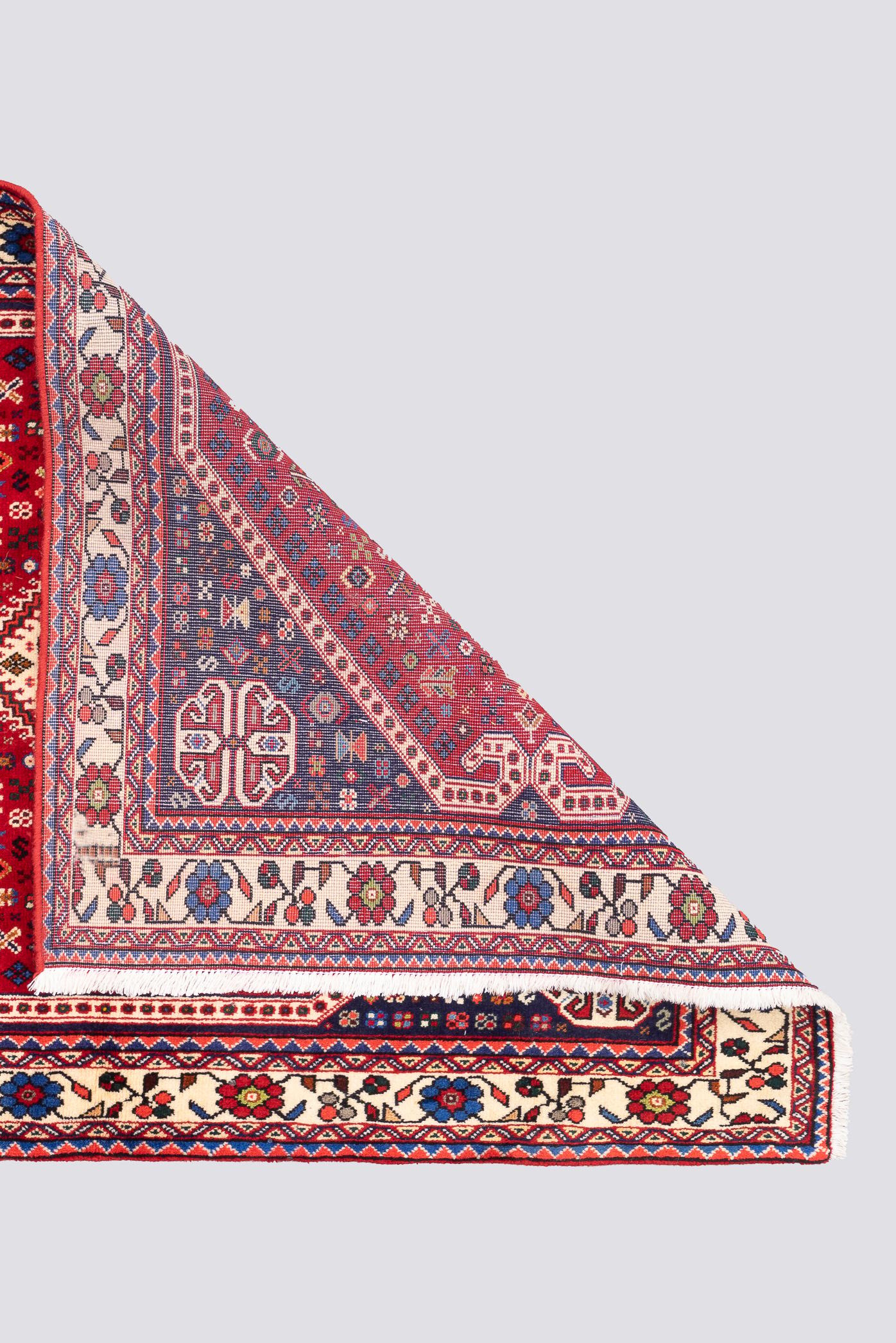 Vintage Abade Triple Toranj Persian Rug