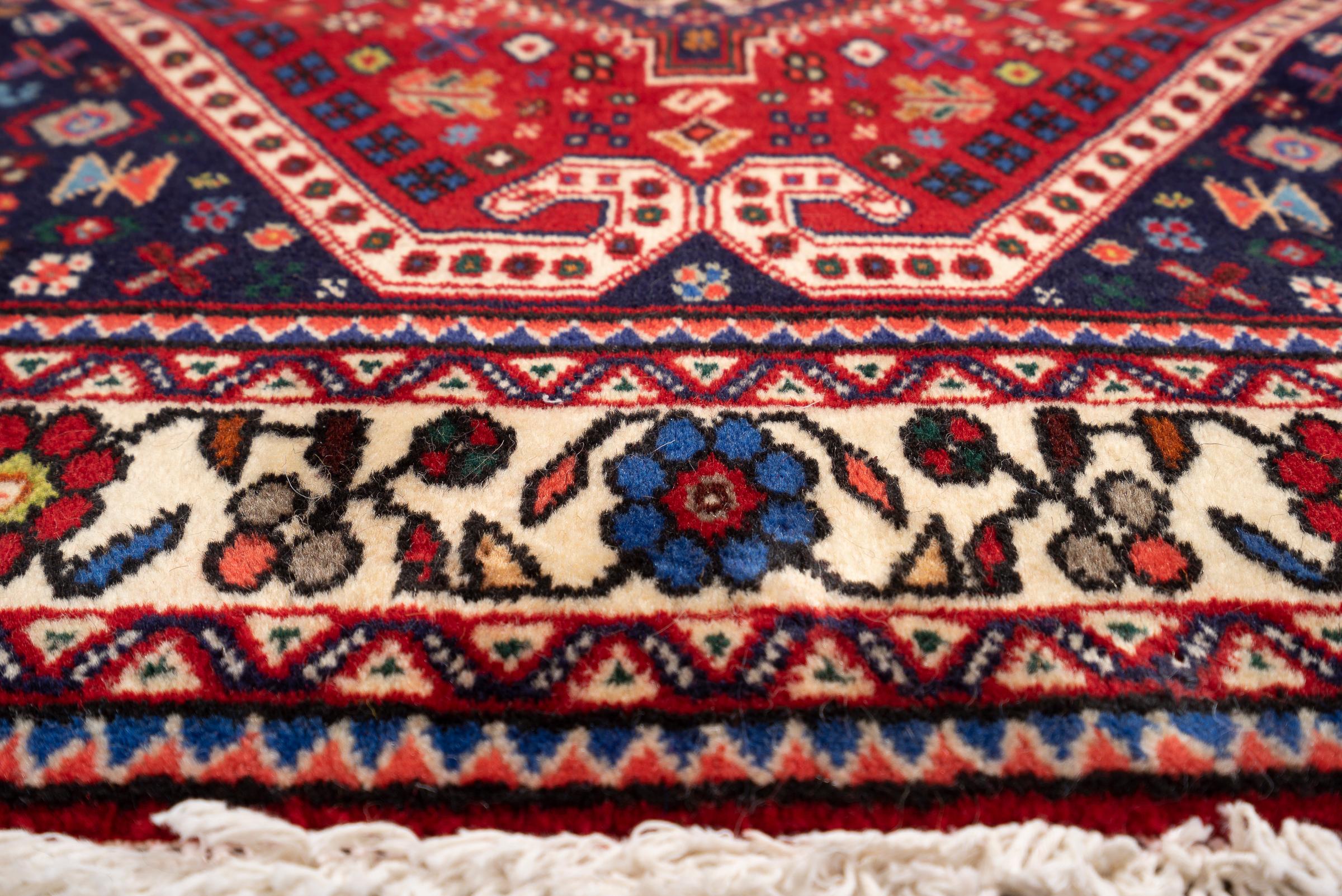 Vintage Abade Triple Toranj Persian Rug