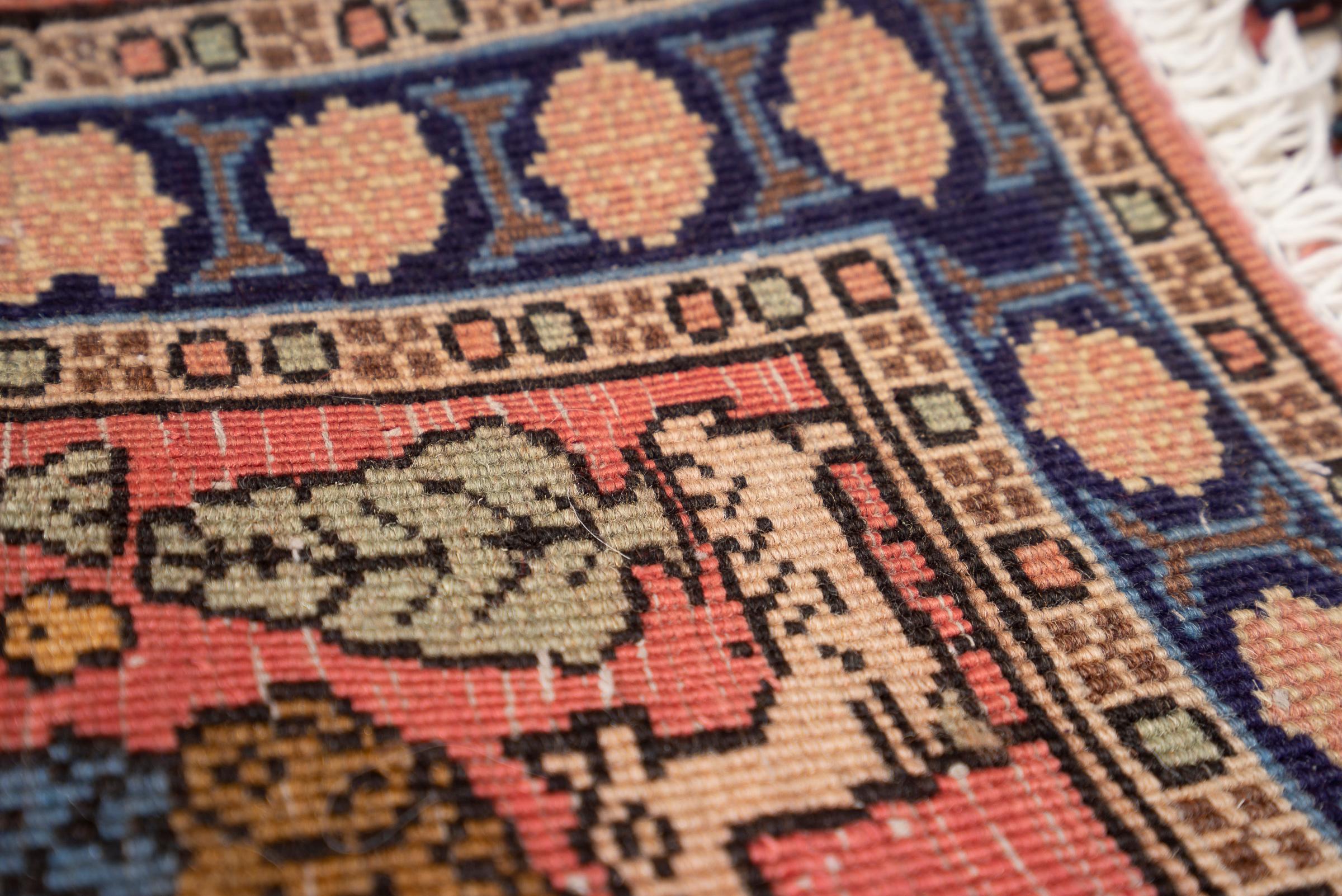 Vintage Ardabil Silk & Lamb's wool Persian Rug 2