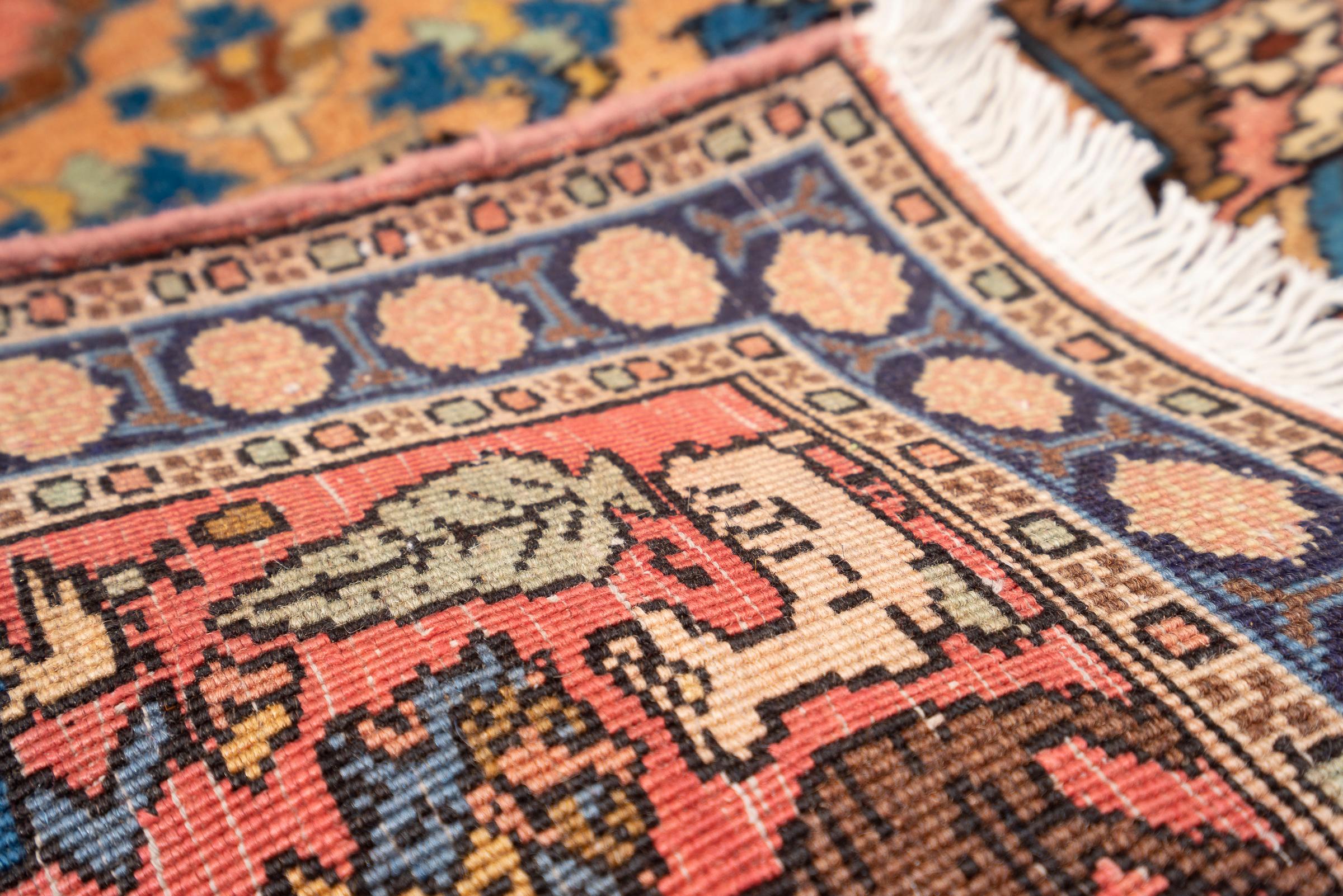 Vintage Ardabil Silk & Lamb's wool Persian Rug 2 2