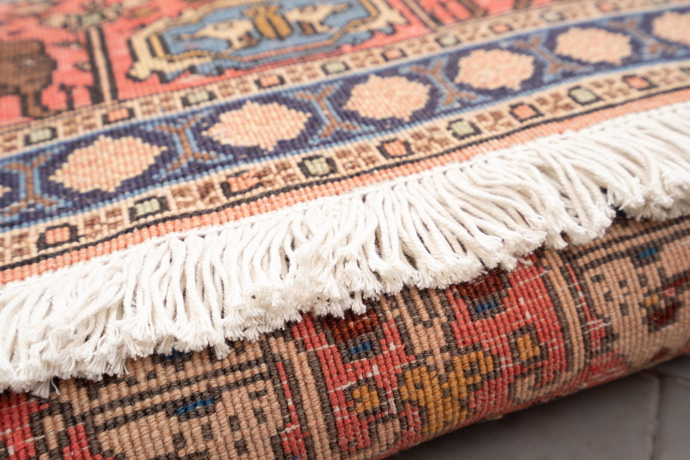 Vintage Ardabil Silk & Lamb's wool Persian Rug 2 2