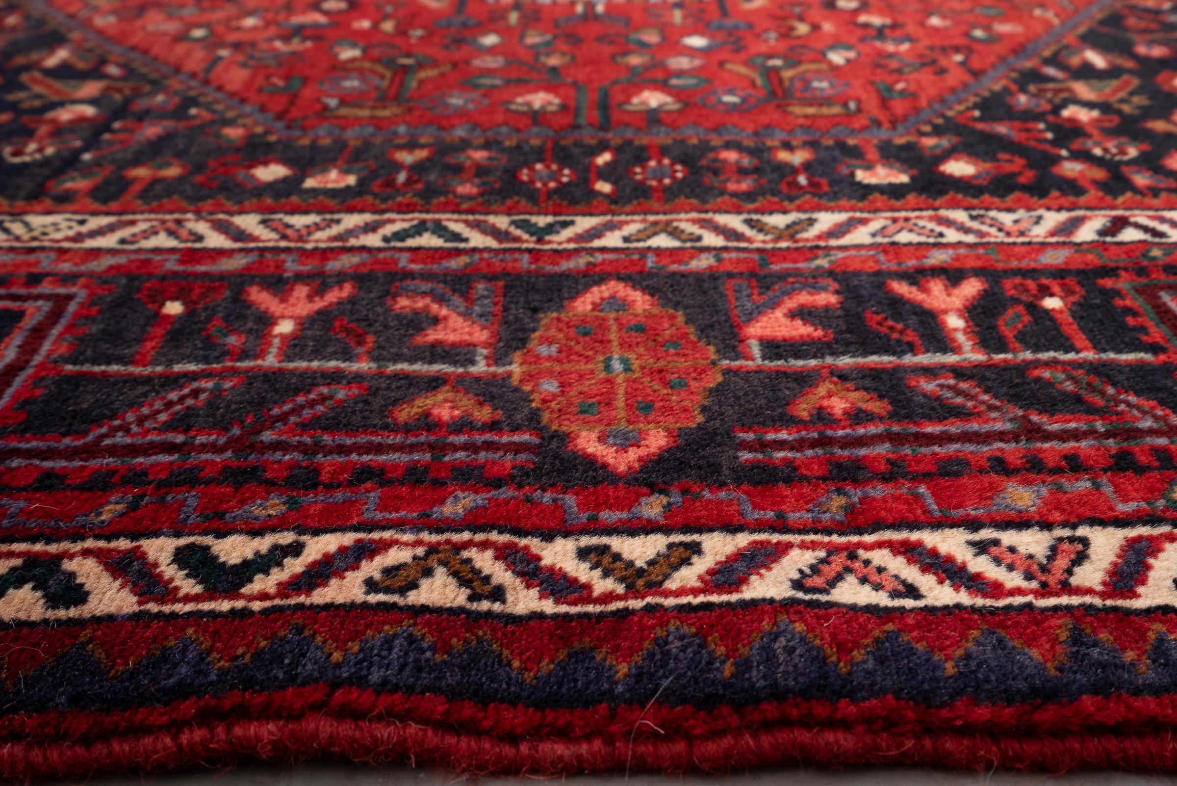 Vintage Zanjan Parde Persian Rug