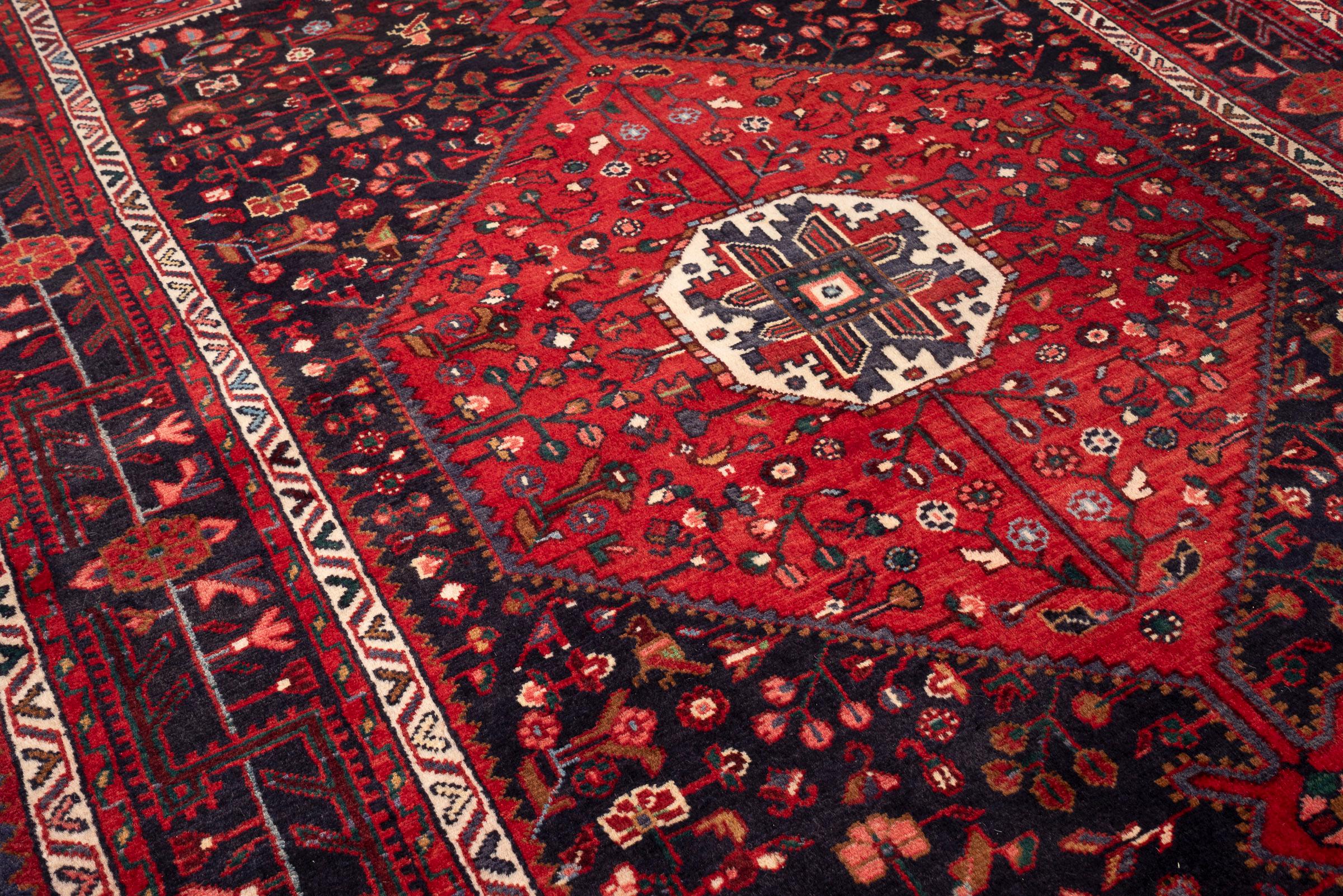 Vintage Zanjan Parde Persian Rug