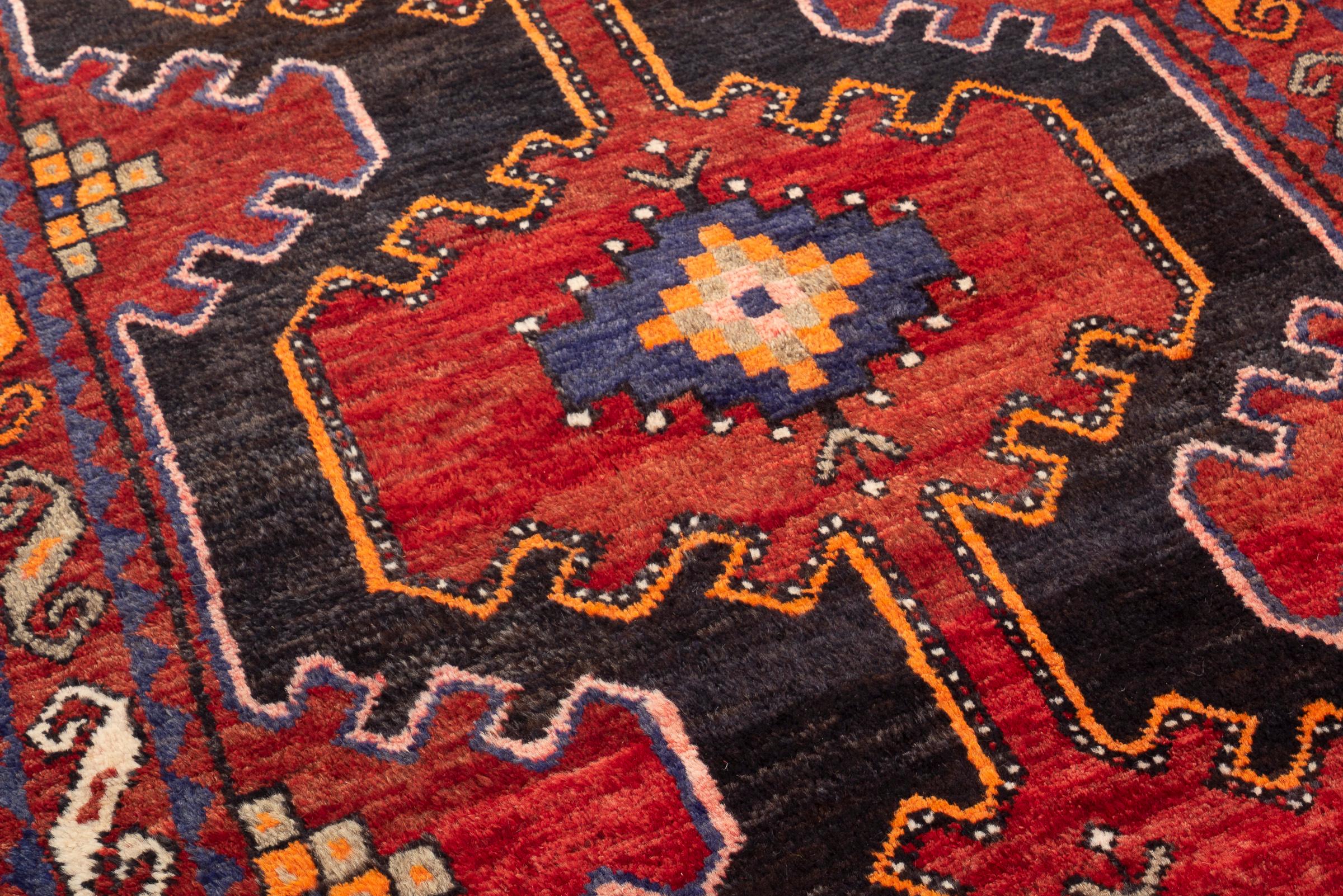 Vintage Hamadan Persian Runner Rug
