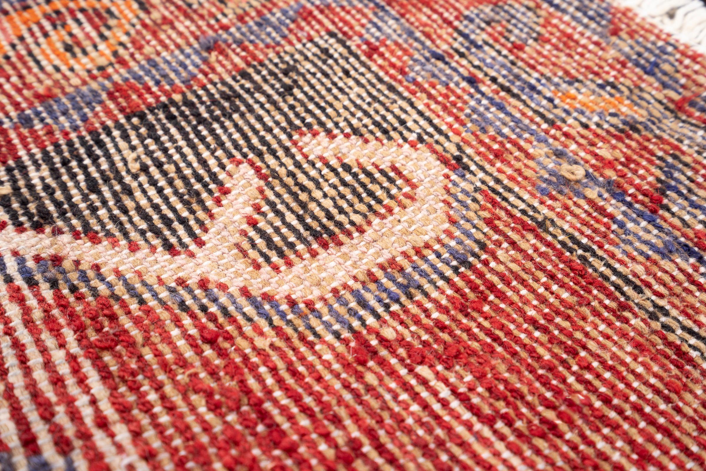 Vintage Hamadan Persian Runner Rug