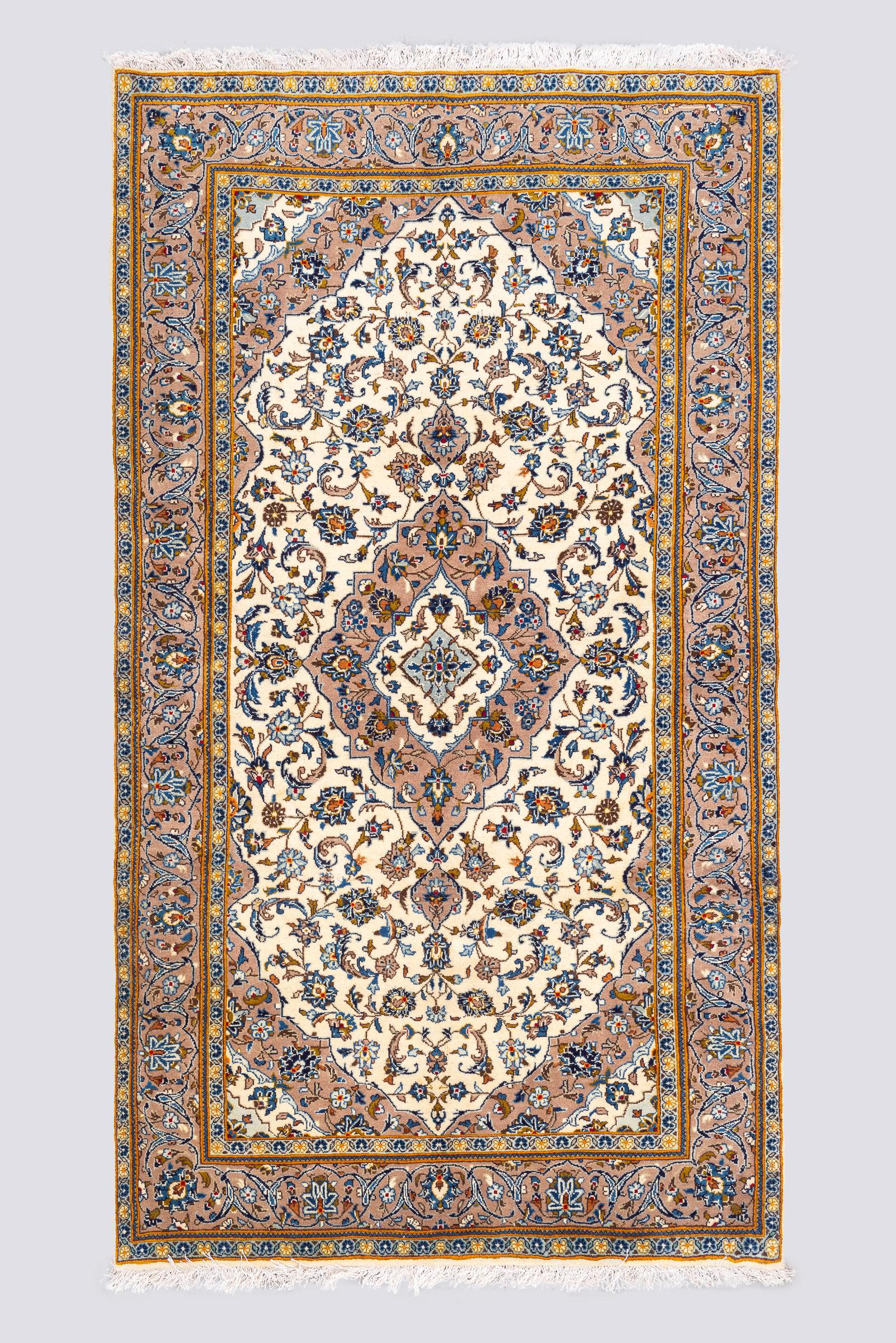 Vintage Ardakan Cream Lachak Toranj Carpet 3.7SQM