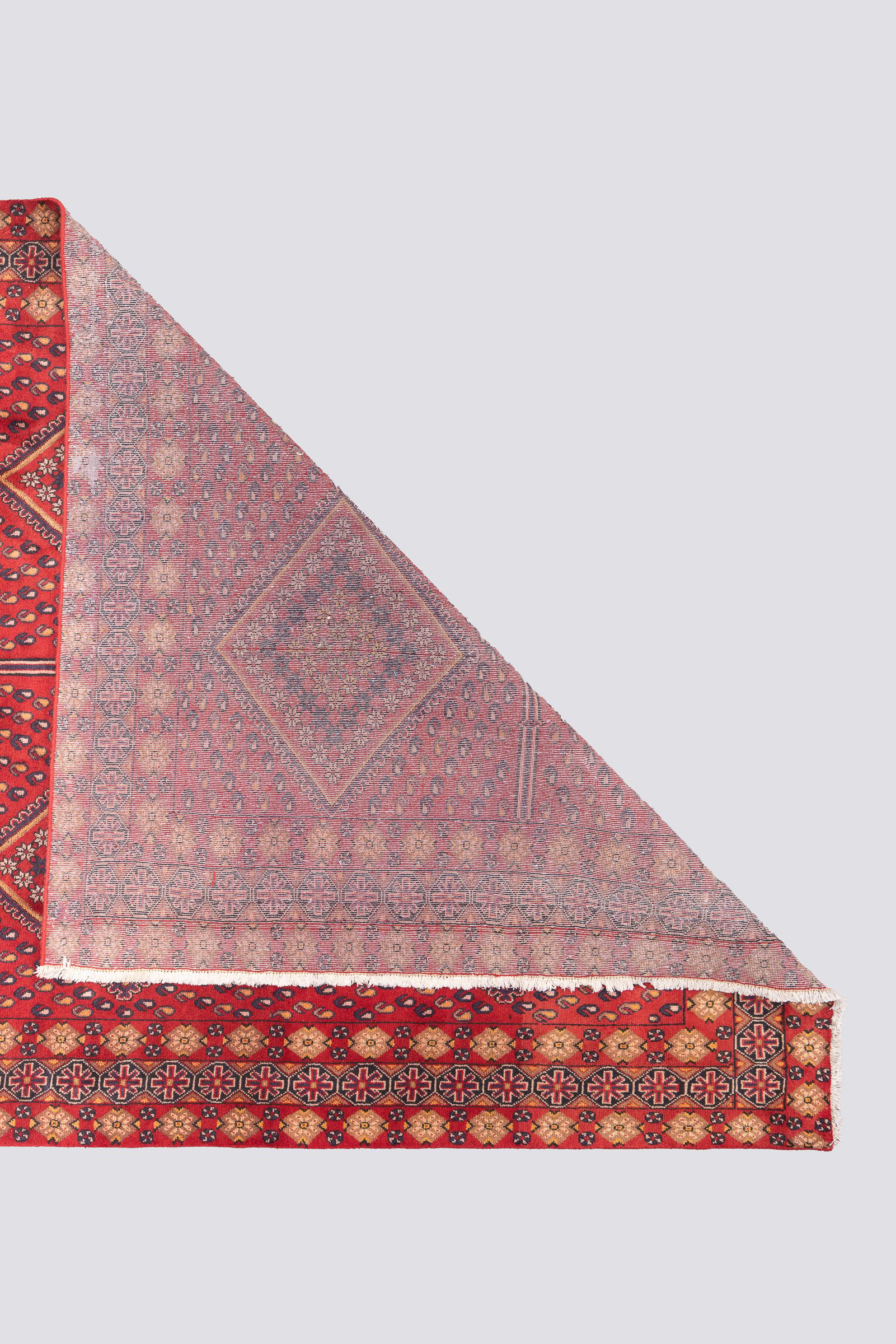 Antique Dehaj Garden Design Persian Rug