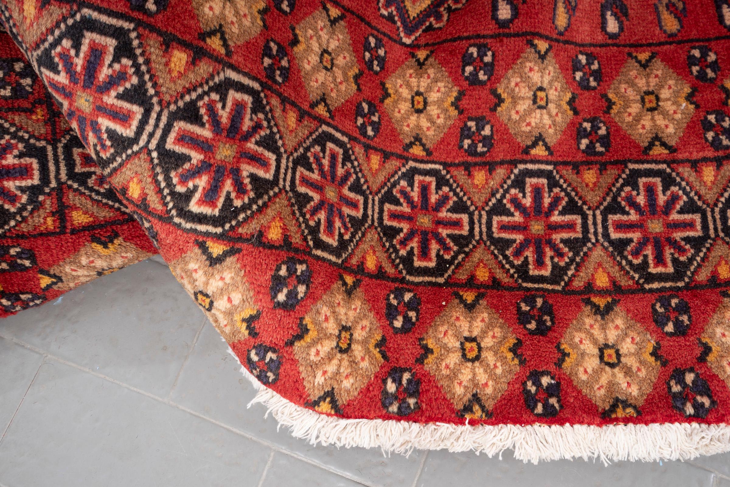 Antique Dehaj Garden Design Persian Rug