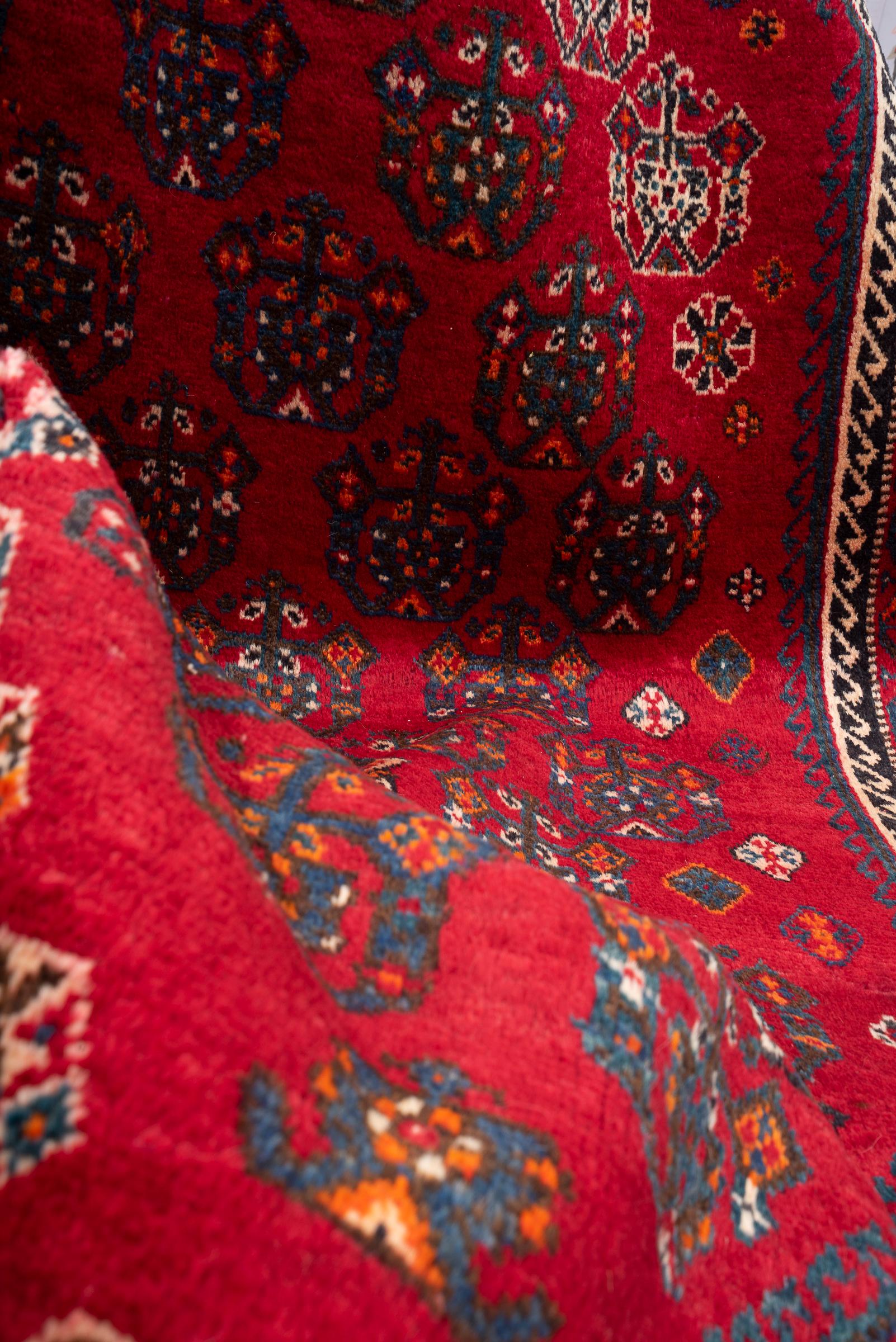 Vintage Qashqai Qobadkhani Persian Rug