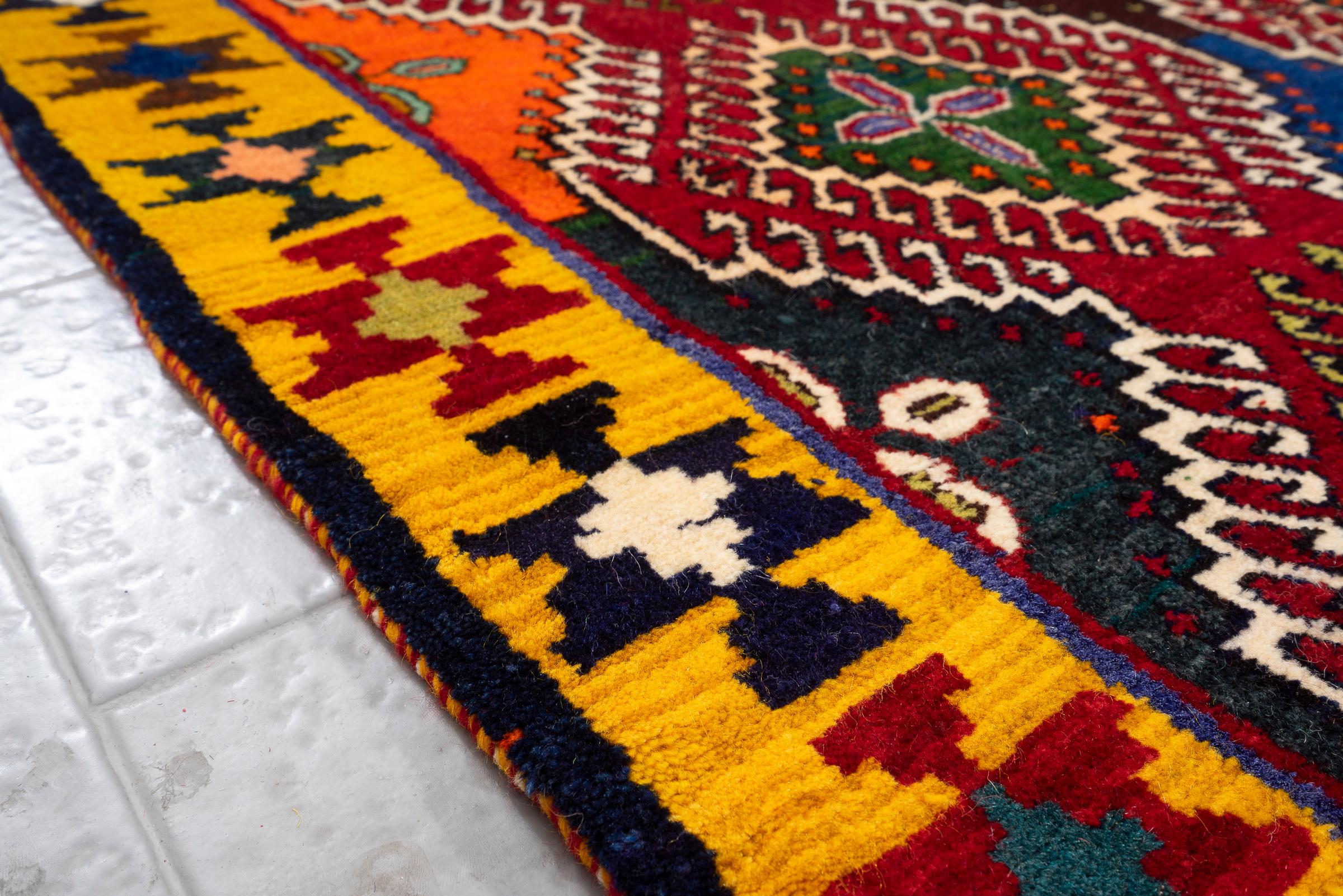 New Weave Qashqai Doghozloo Persian Gabbeh Rug