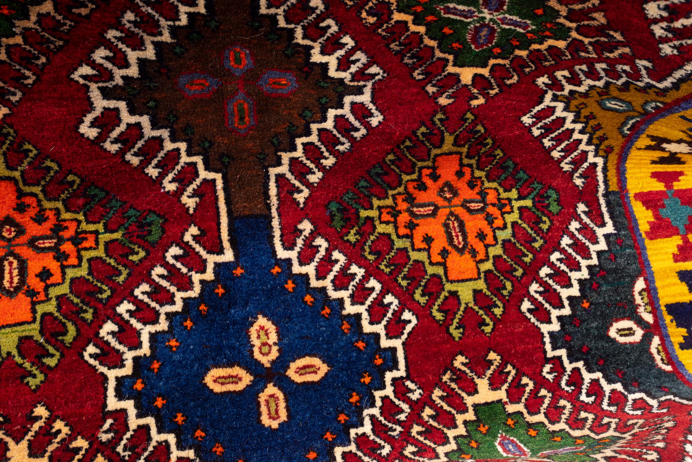 New Weave Qashqai Doghozloo Persian Gabbeh Rug