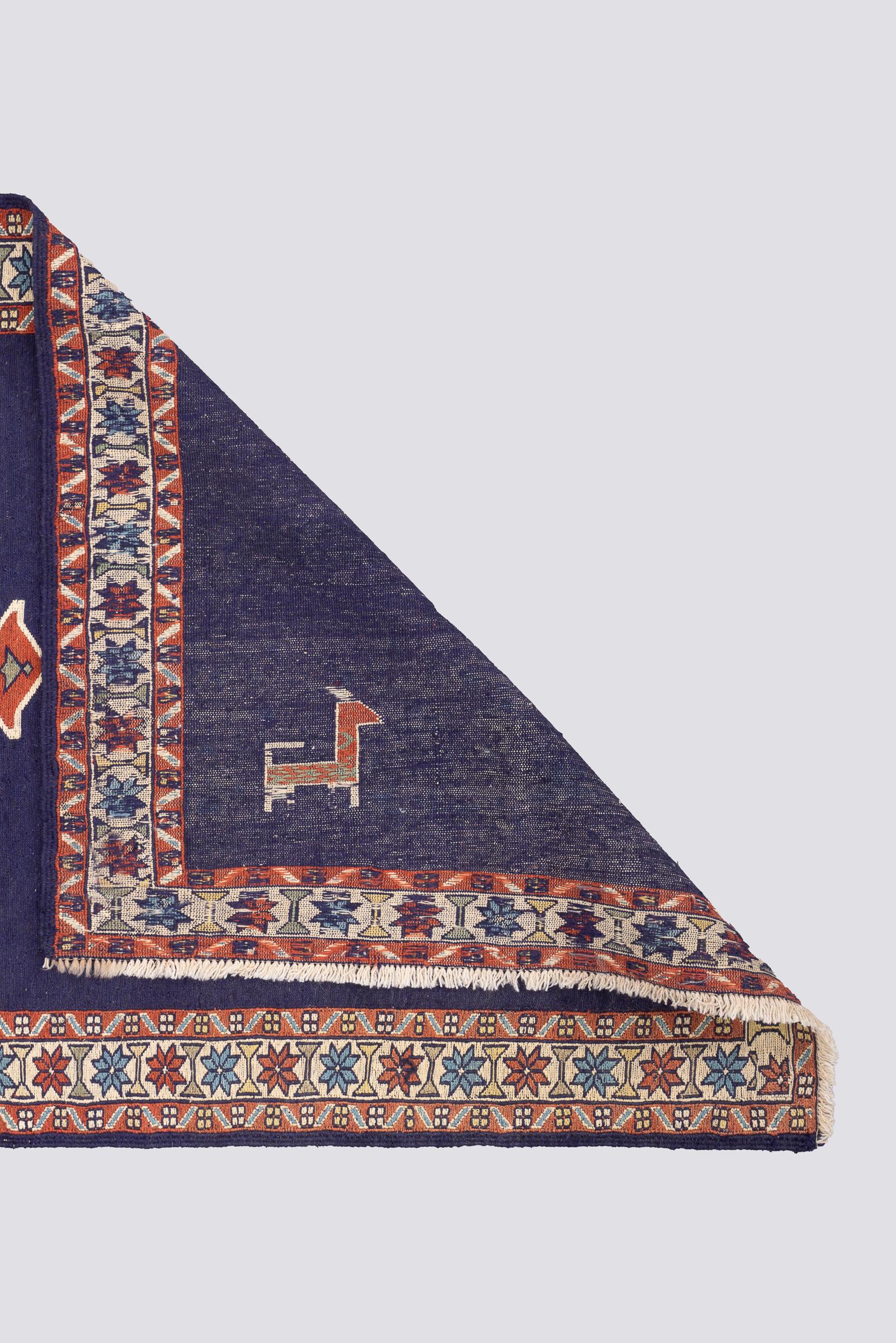 Moqan Mountain Goats Soumak Kilim