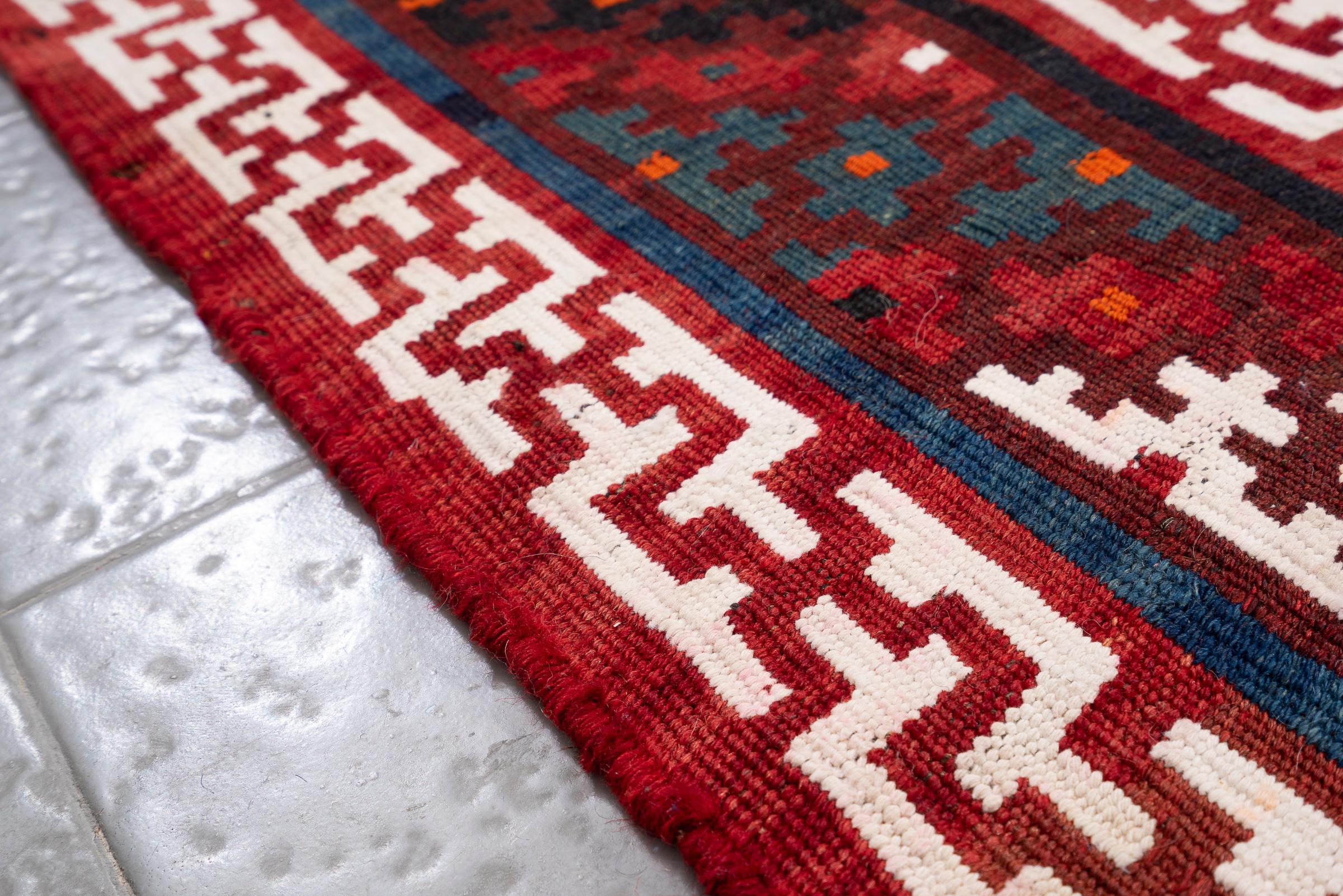 Vintage Rare Fine Bakhtiari Olad Persian Kilim Rug