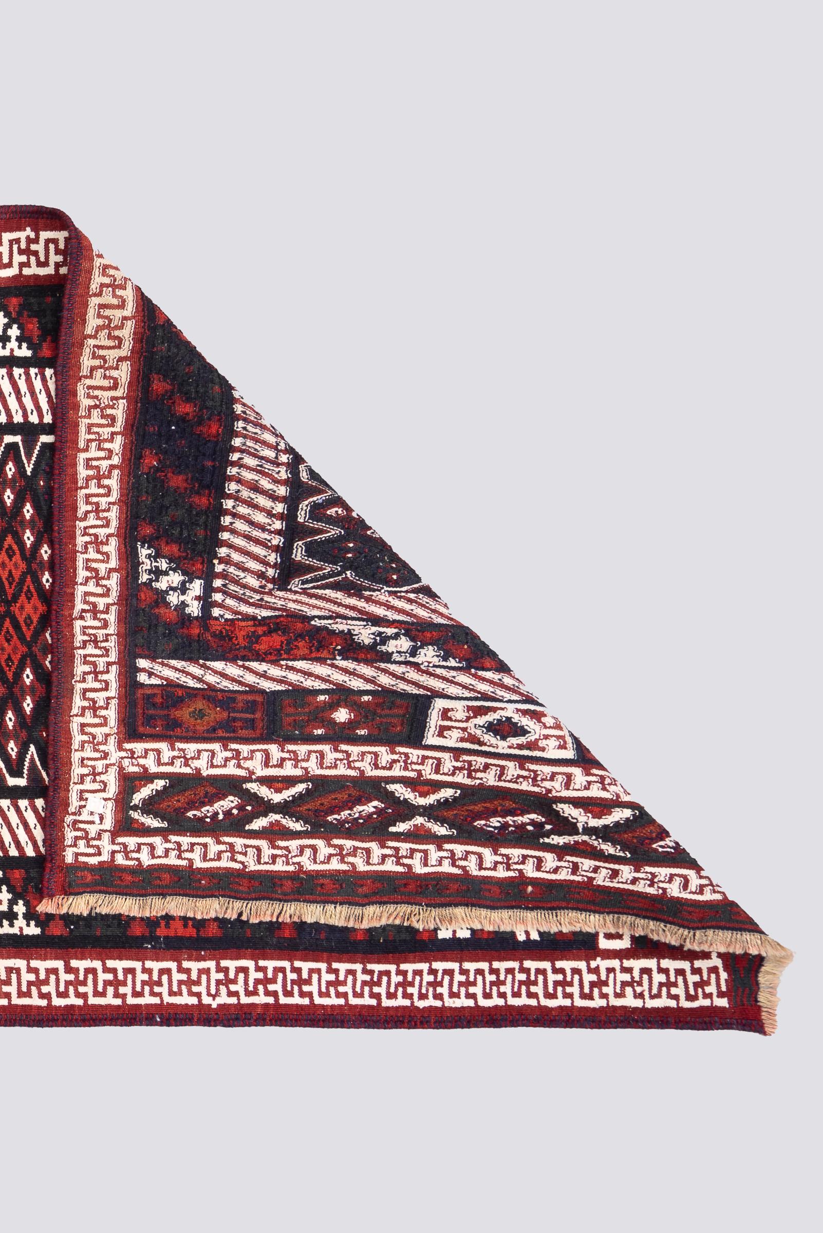 Vintage Rare Fine Bakhtiari Olad Persian Kilim Rug