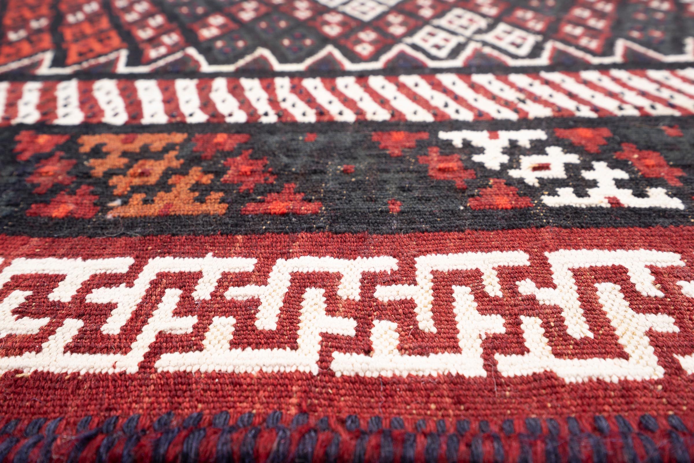Vintage Rare Fine Bakhtiari Olad Persian Kilim Rug