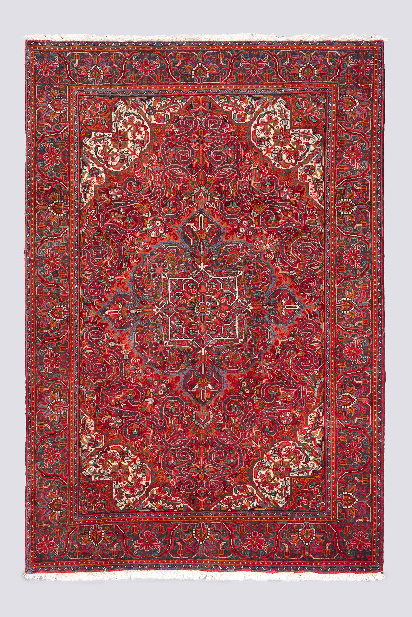 Vintage Heriz Goravan Lachak Toranj Carpet 6.25SQM