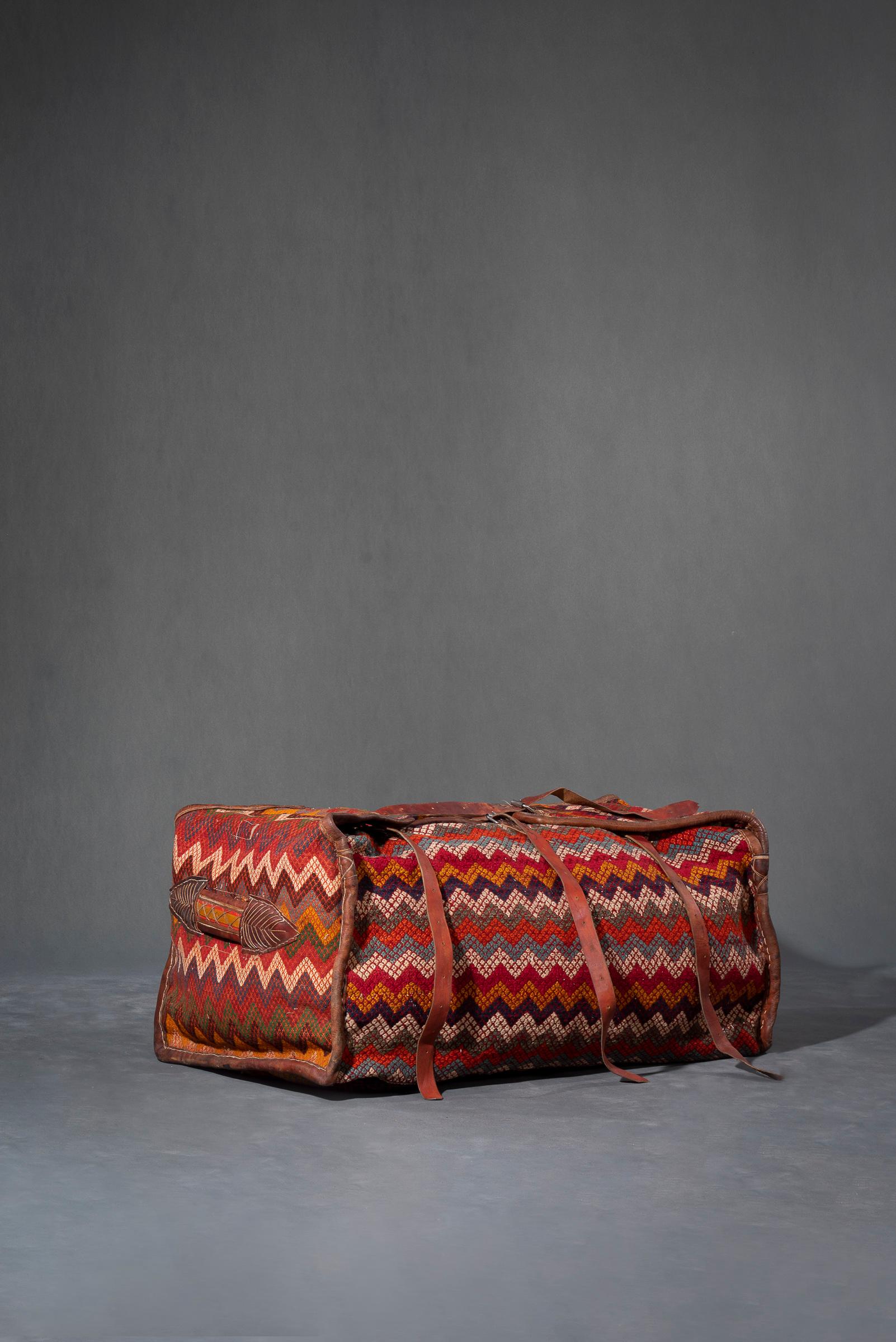 Vintage Qashqai Blanket Box (Persian Mafrash)