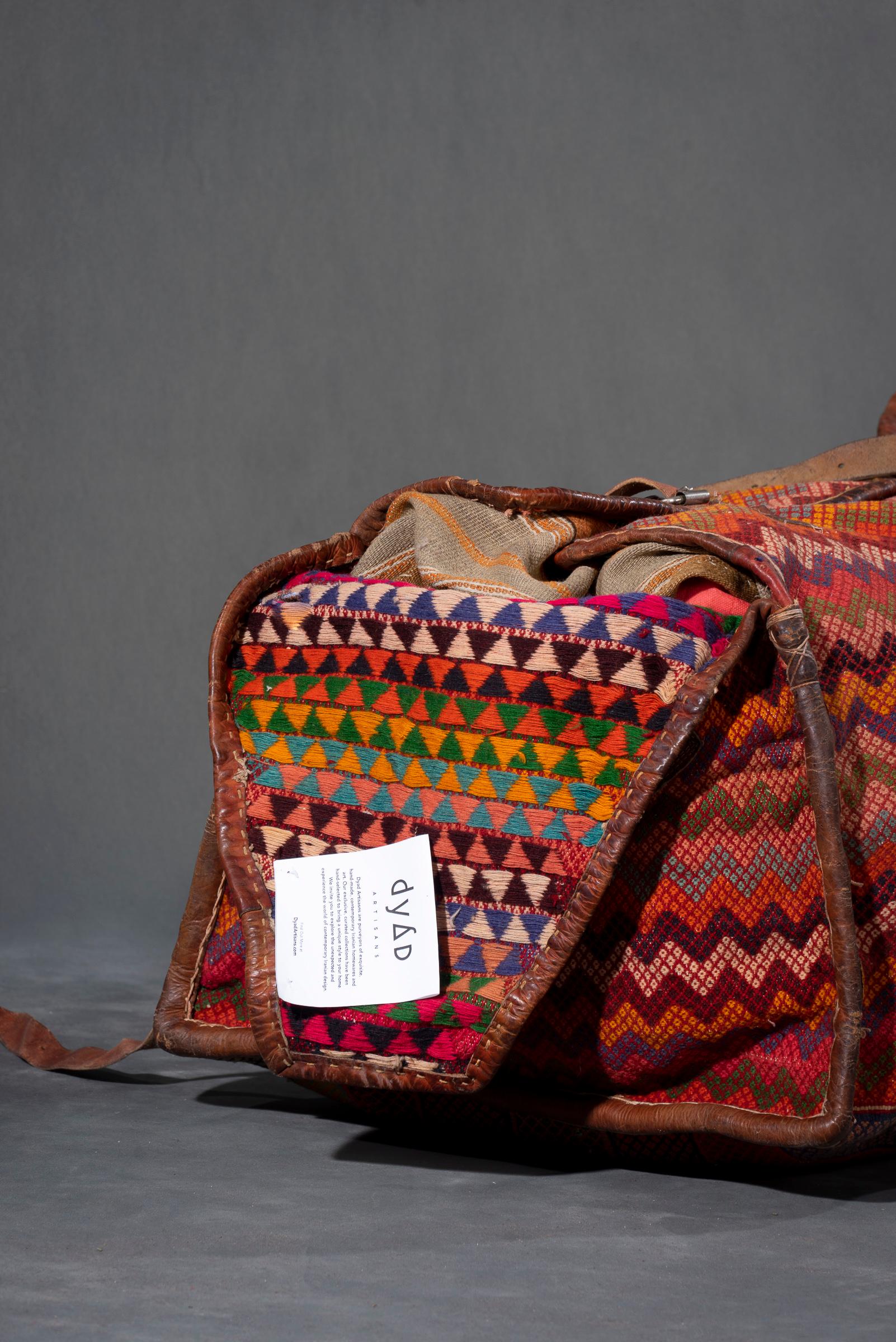 Vintage Qashqai Blanket Box (Persian Mafrash)