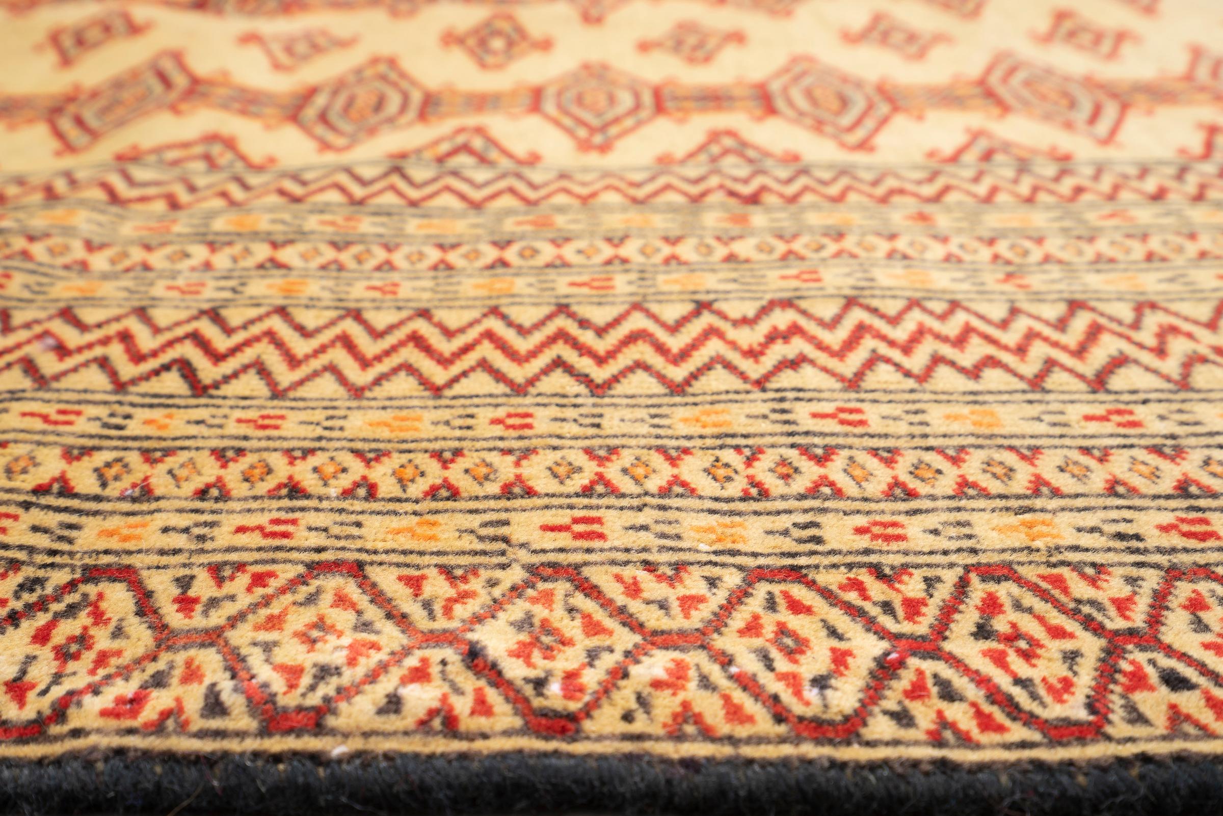 Vintage Torkaman Fine Persian Rug