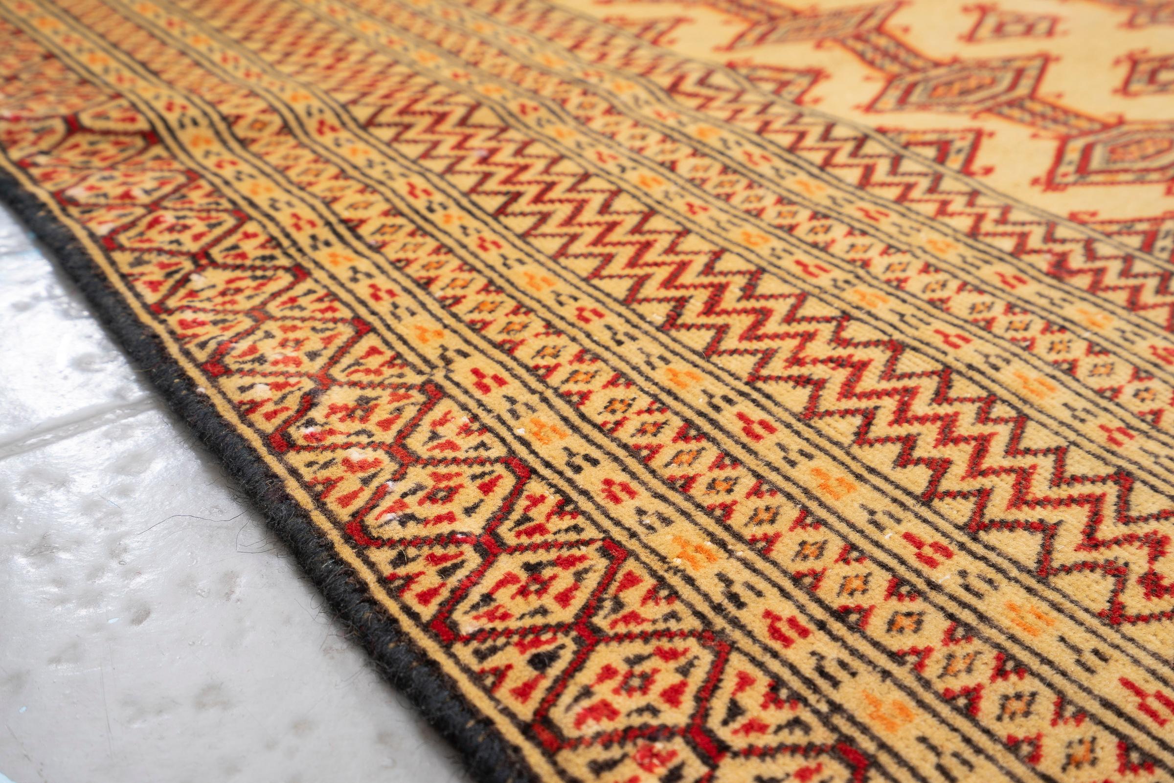 Vintage Torkaman Fine Persian Rug