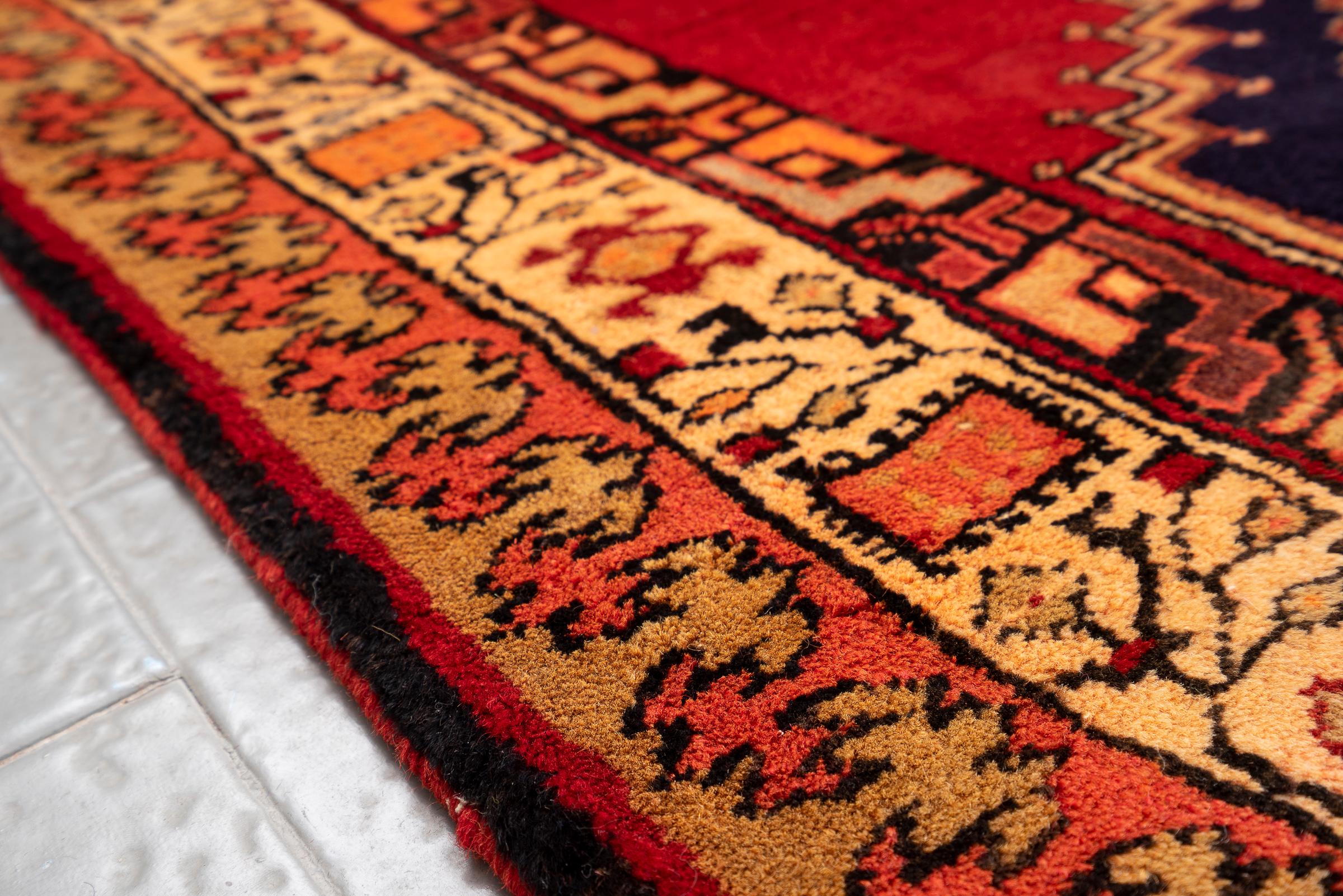 Vintage Sarab Persian Runner Rug