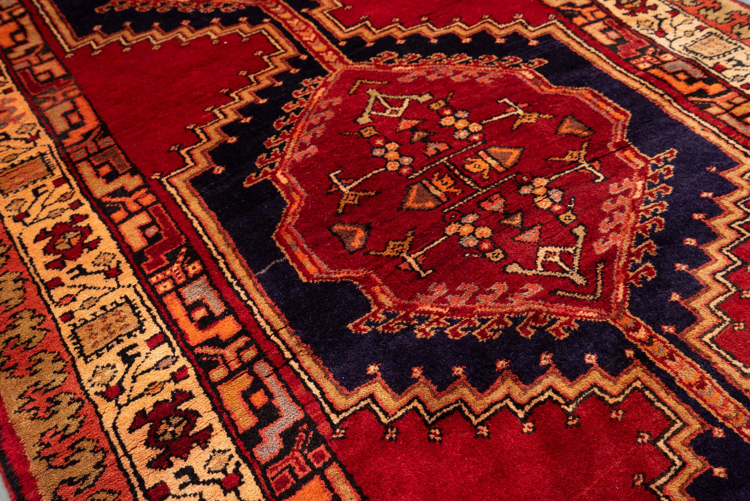 Vintage Sarab Persian Runner Rug
