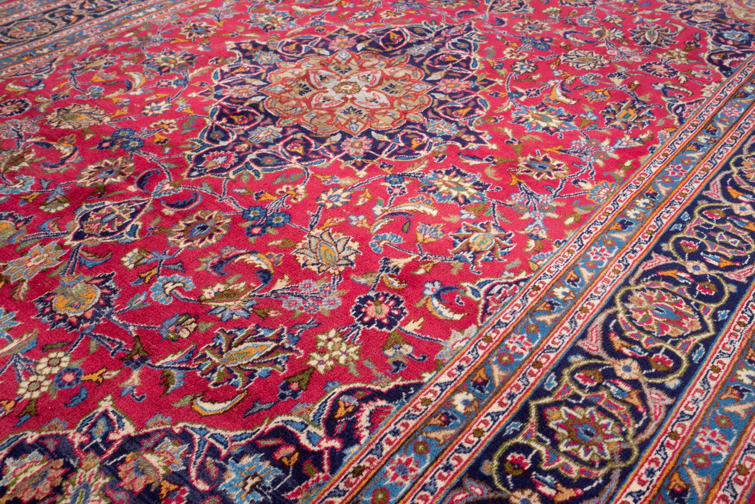 Vintage Kashmar Lachak Toranj Persian Rug