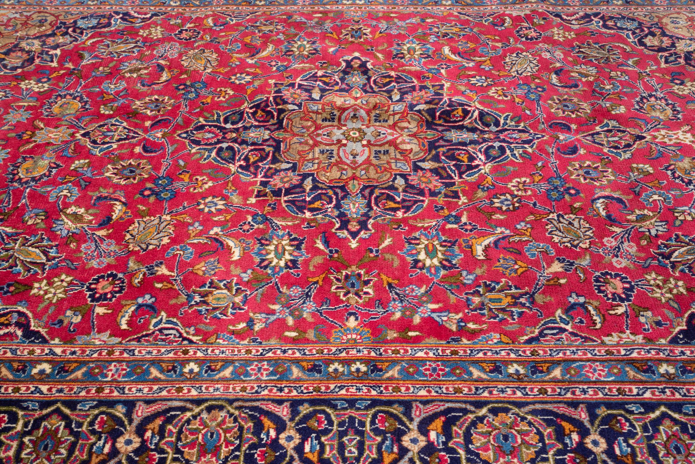 Vintage Kashmar Lachak Toranj Persian Rug