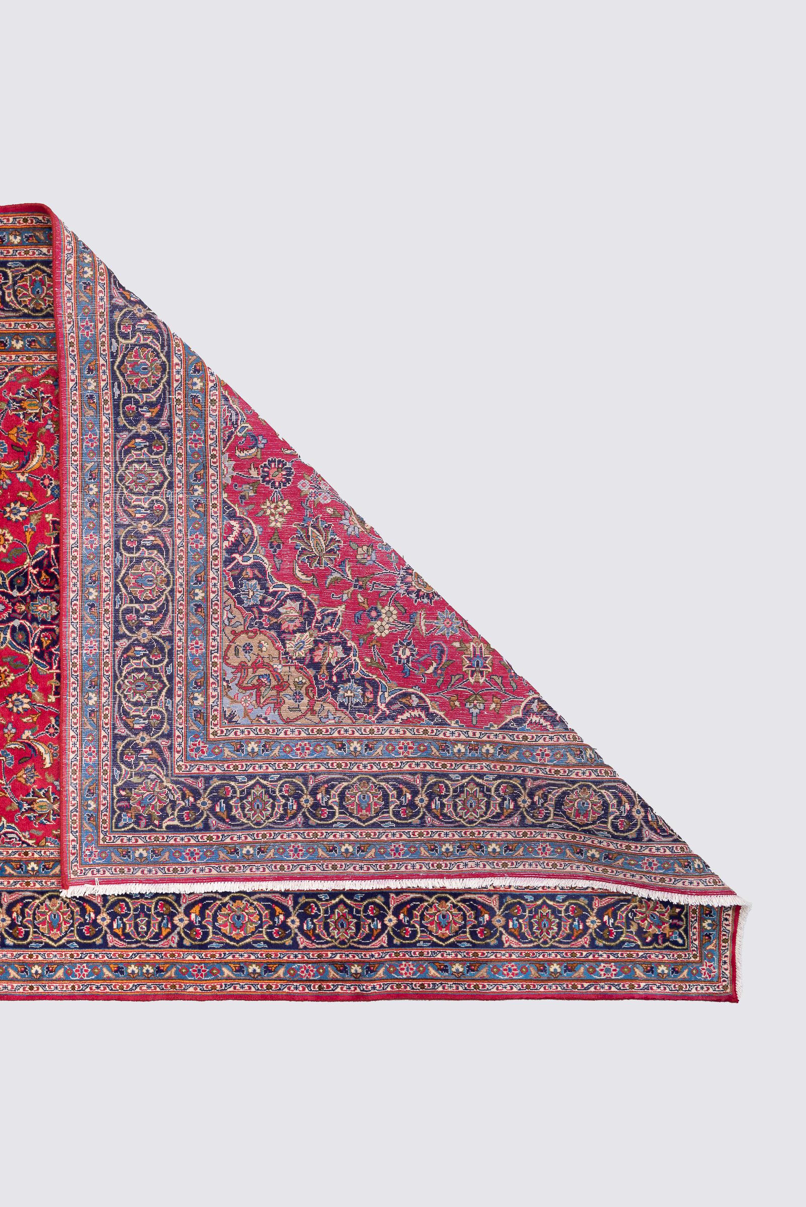 Vintage Kashmar Lachak Toranj Persian Rug