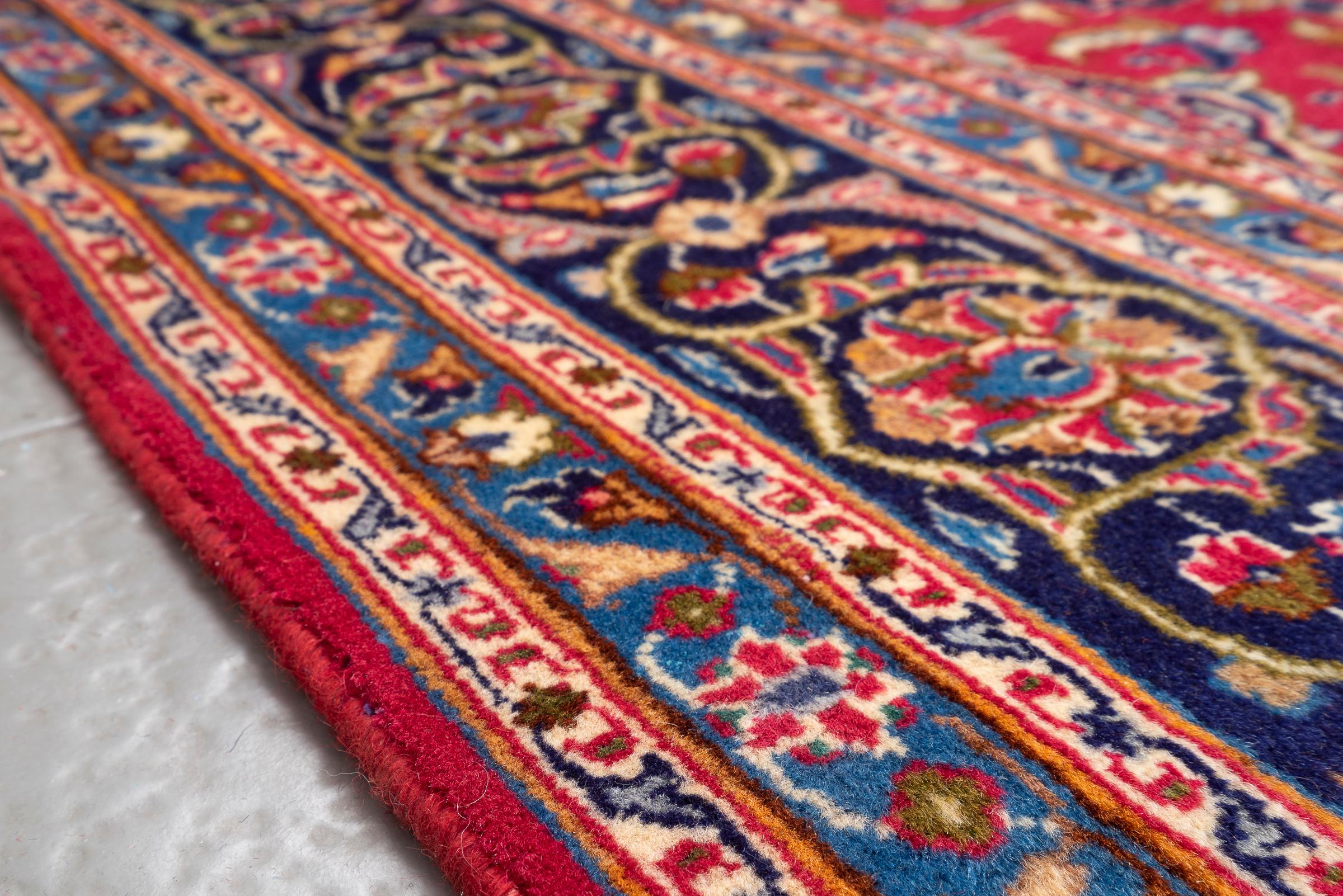 Vintage Kashmar Lachak Toranj Persian Rug