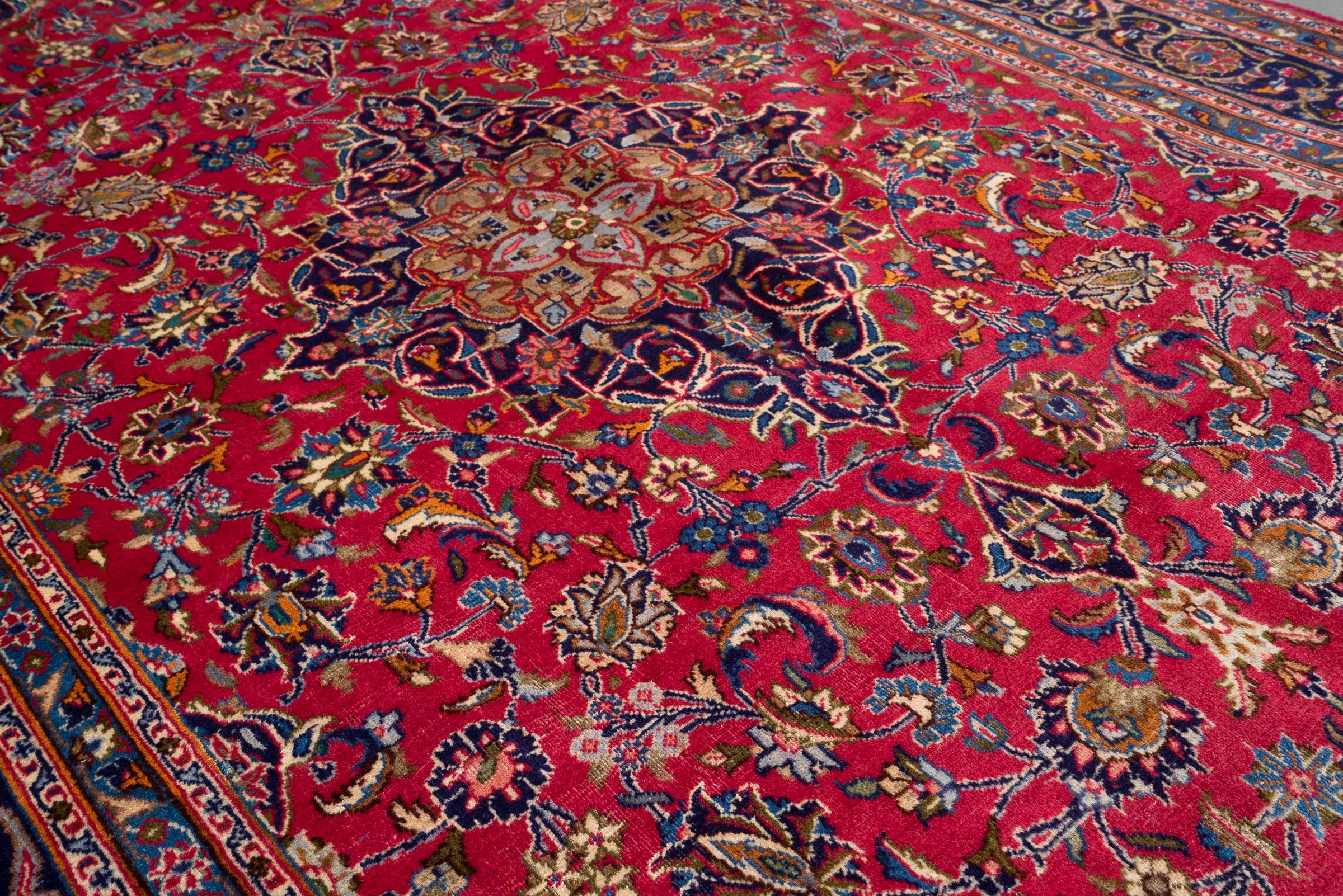 Vintage Kashmar Lachak Toranj Persian Rug