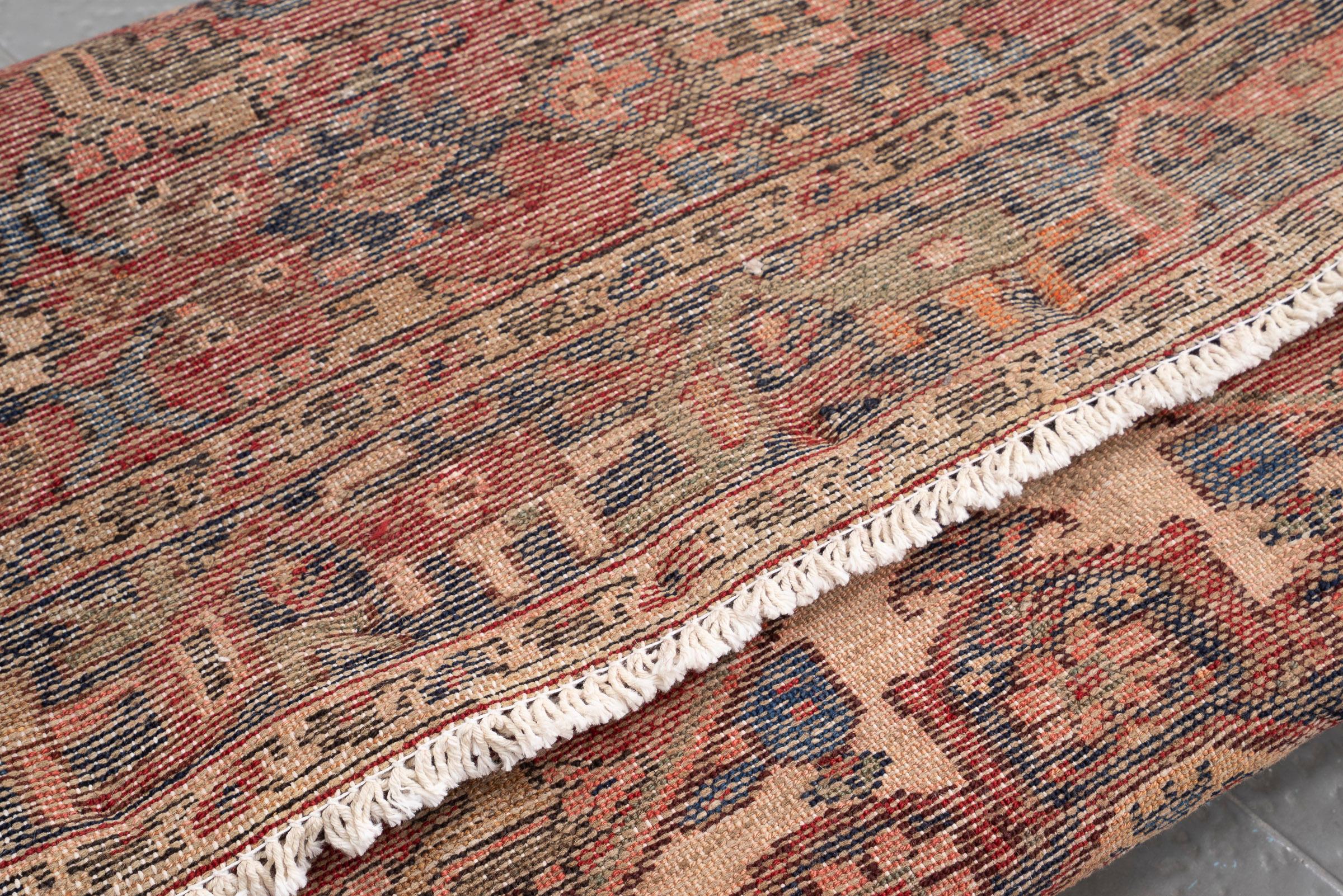 Vintage Borujerd Persian Runner Rug