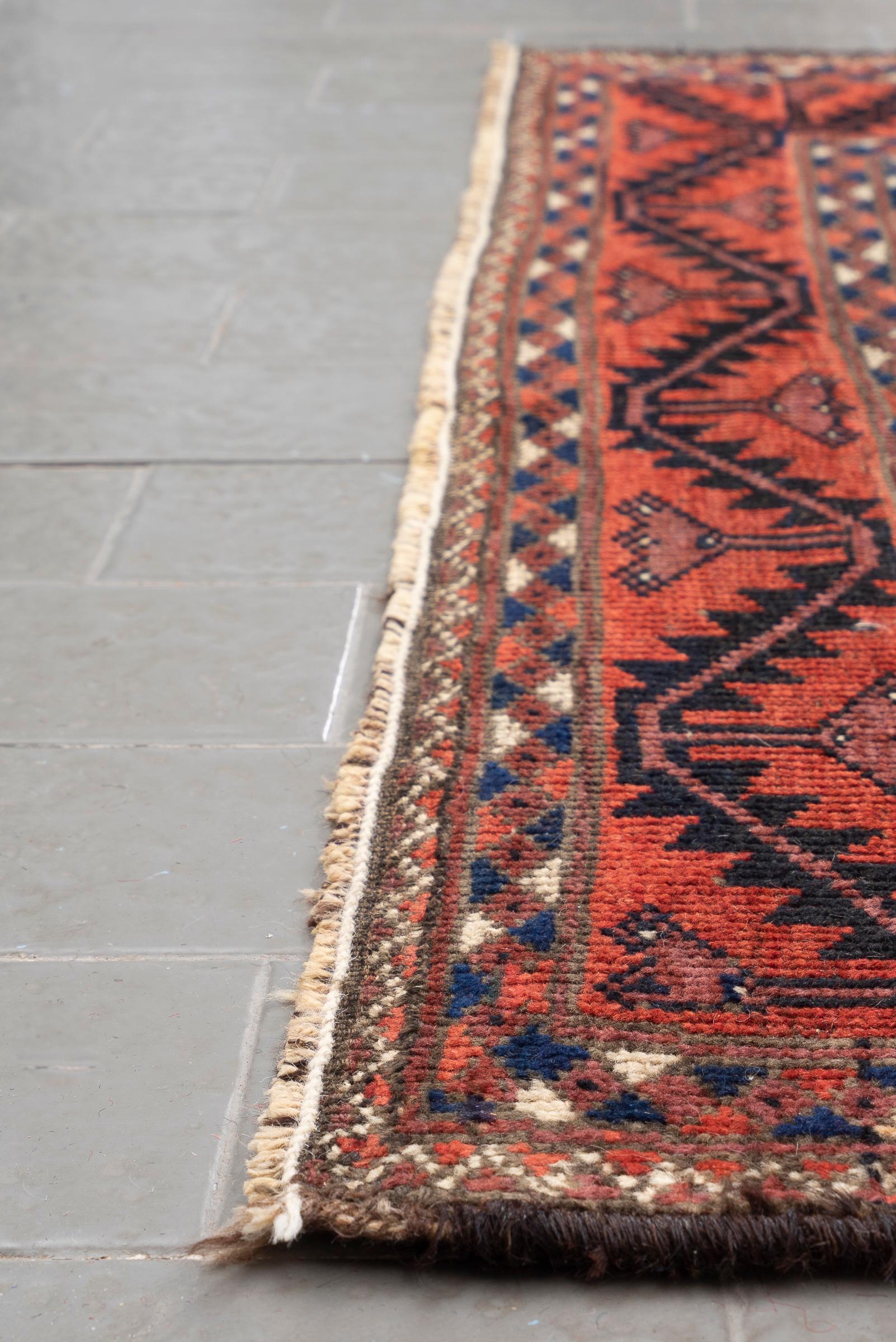 Antique Baluch Pa Fili Persian Rug