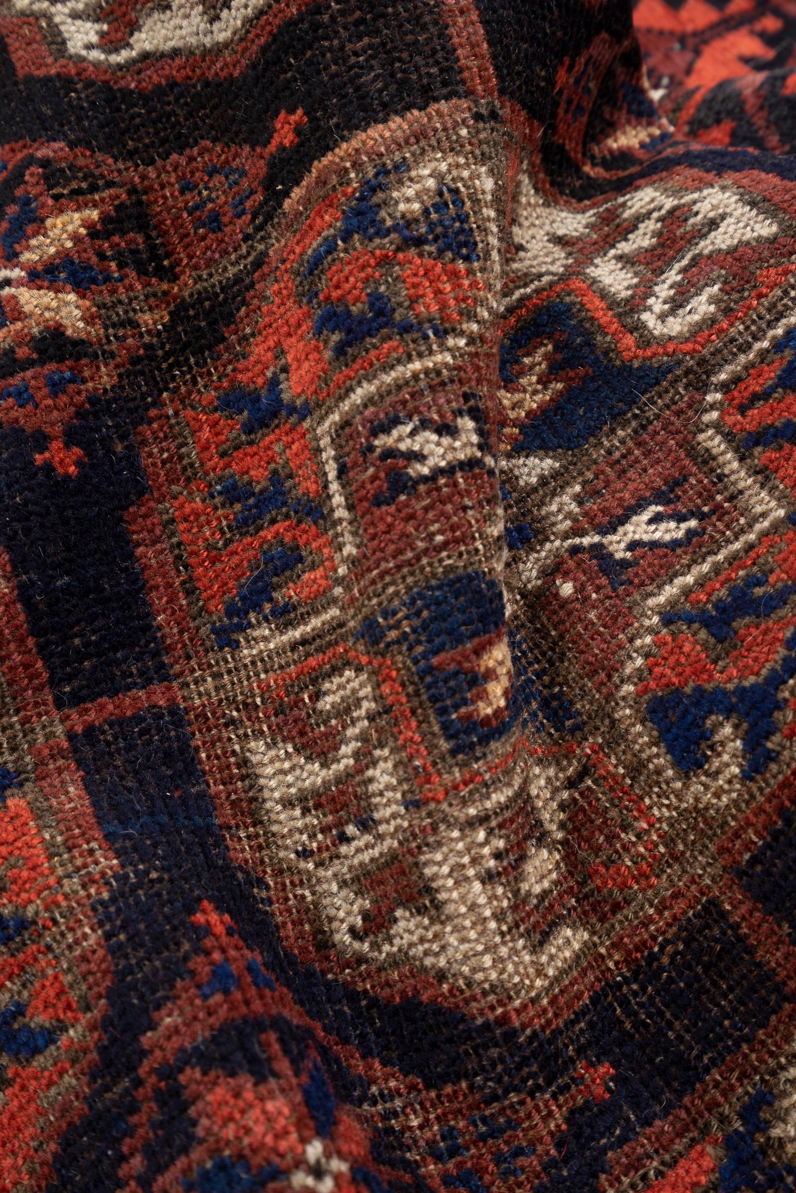 Antique Baluch Pa Fili Persian Rug