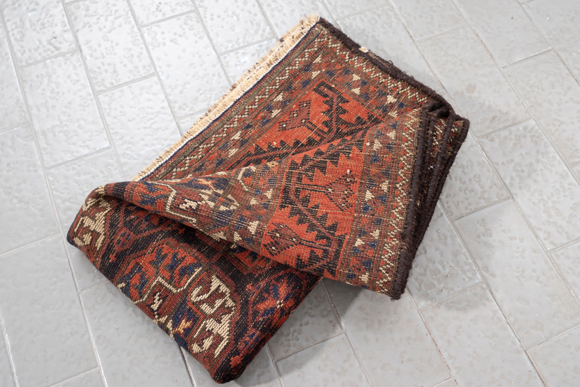 Antique Baluch Pa Fili Persian Rug