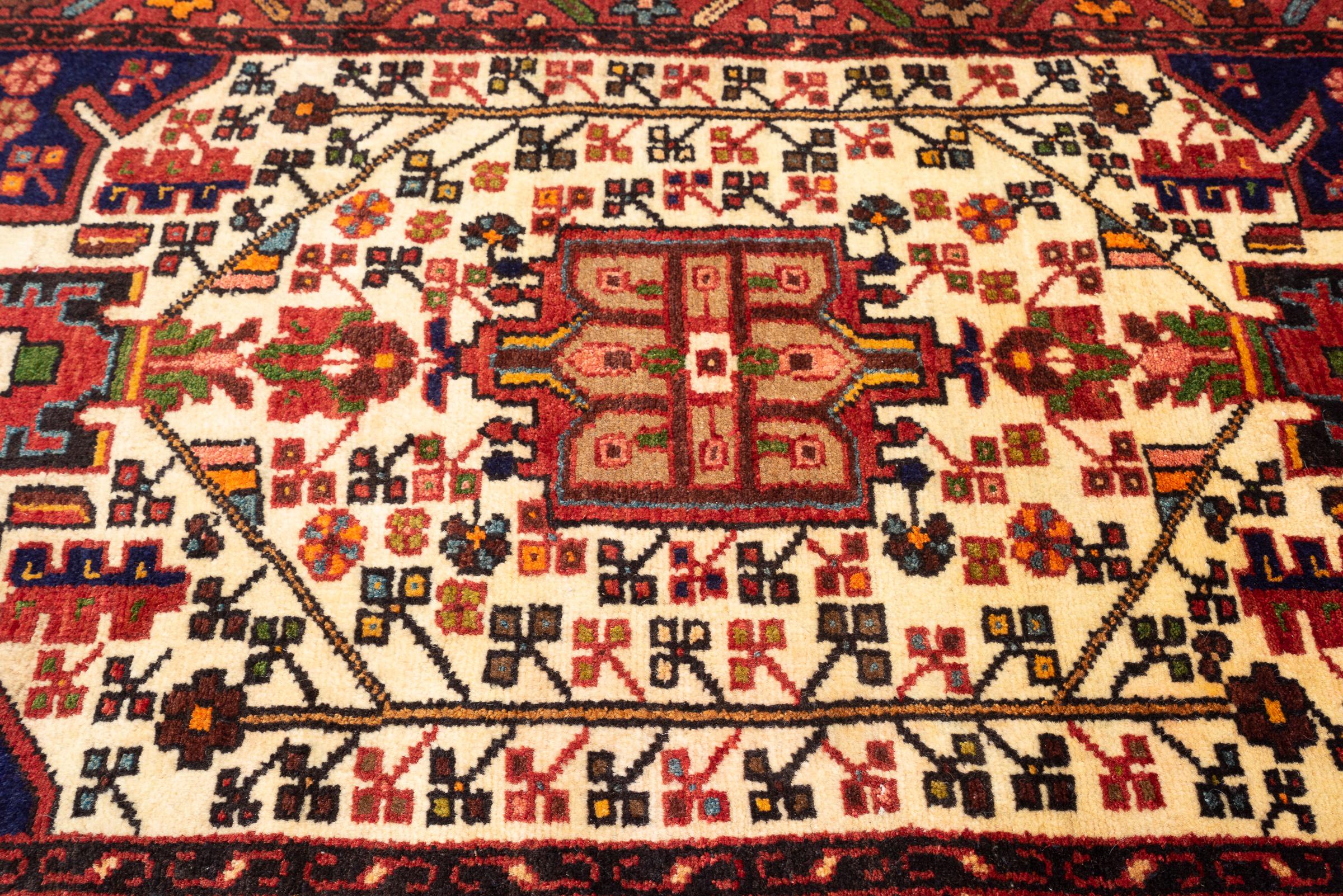 New Weave Hamadan Improvised Persian Rug