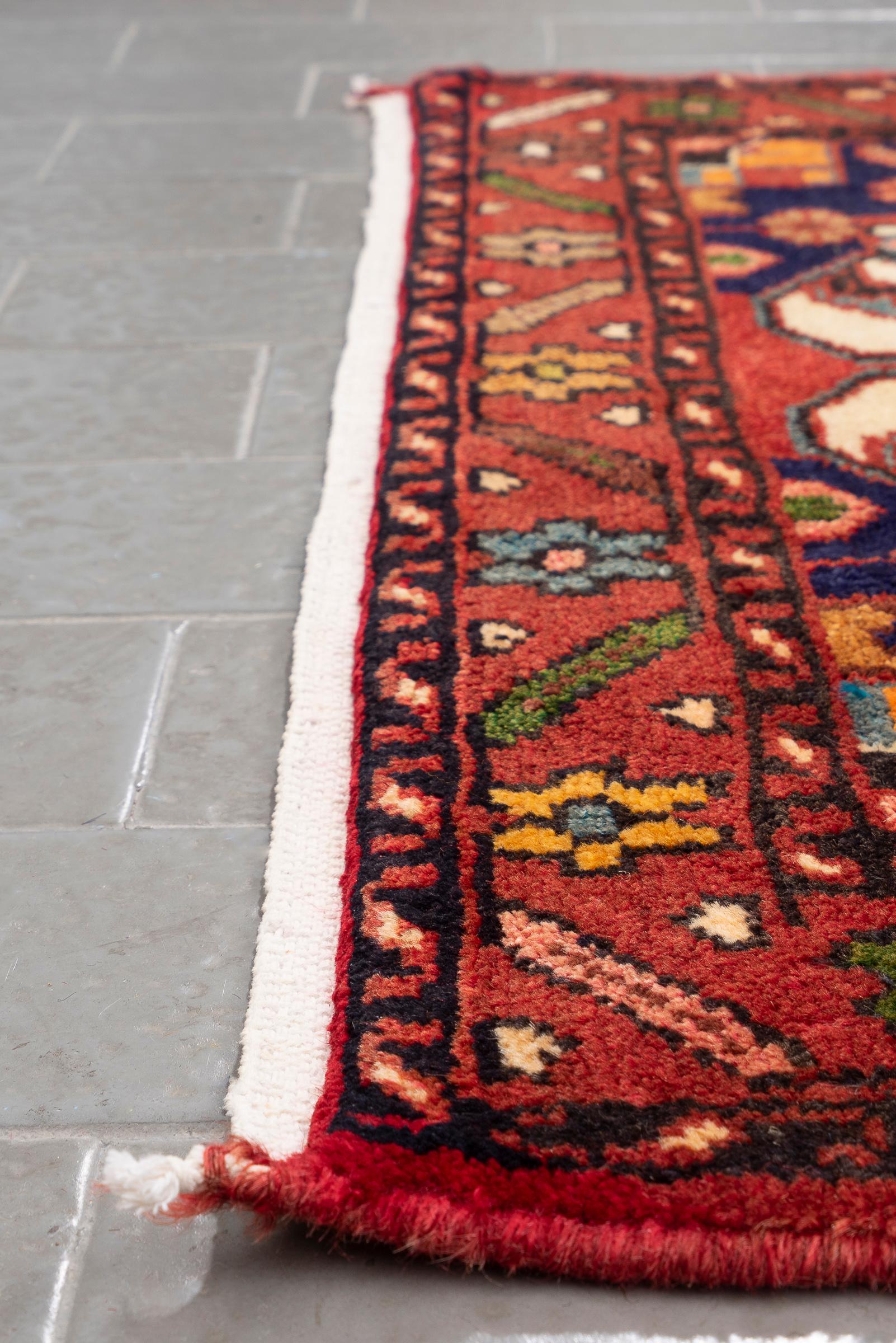 New Weave Hamadan Improvised Persian Rug