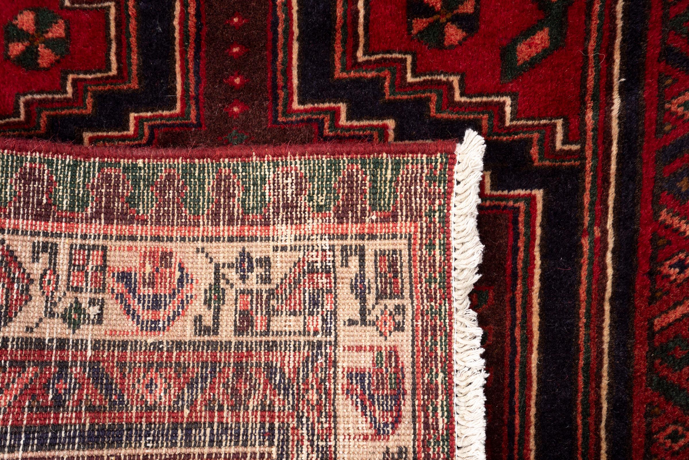 Vintage Sarab 5 Toranj Persian Runner Rug