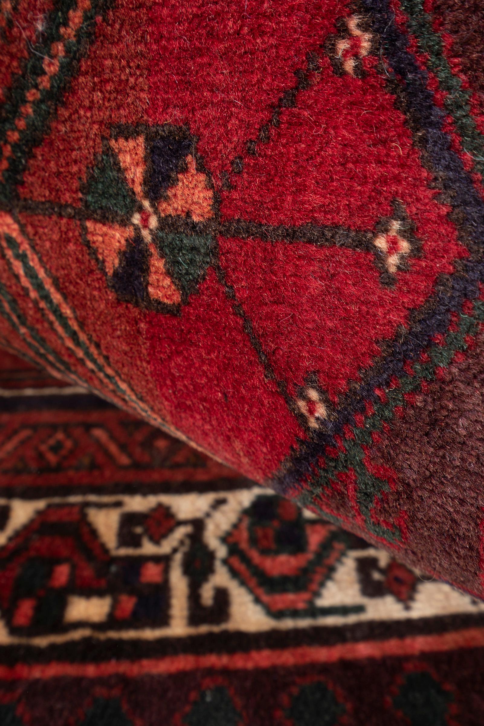 Vintage Sarab 5 Toranj Persian Runner Rug