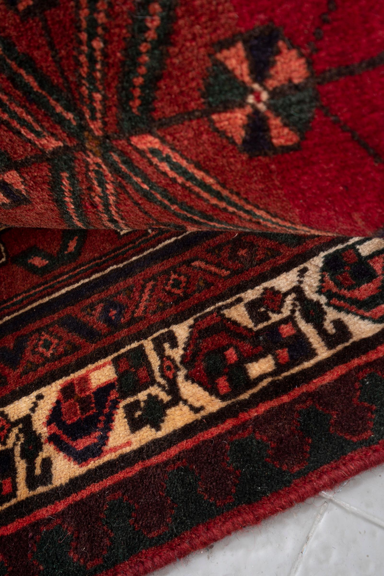 Vintage Sarab 5 Toranj Persian Runner Rug