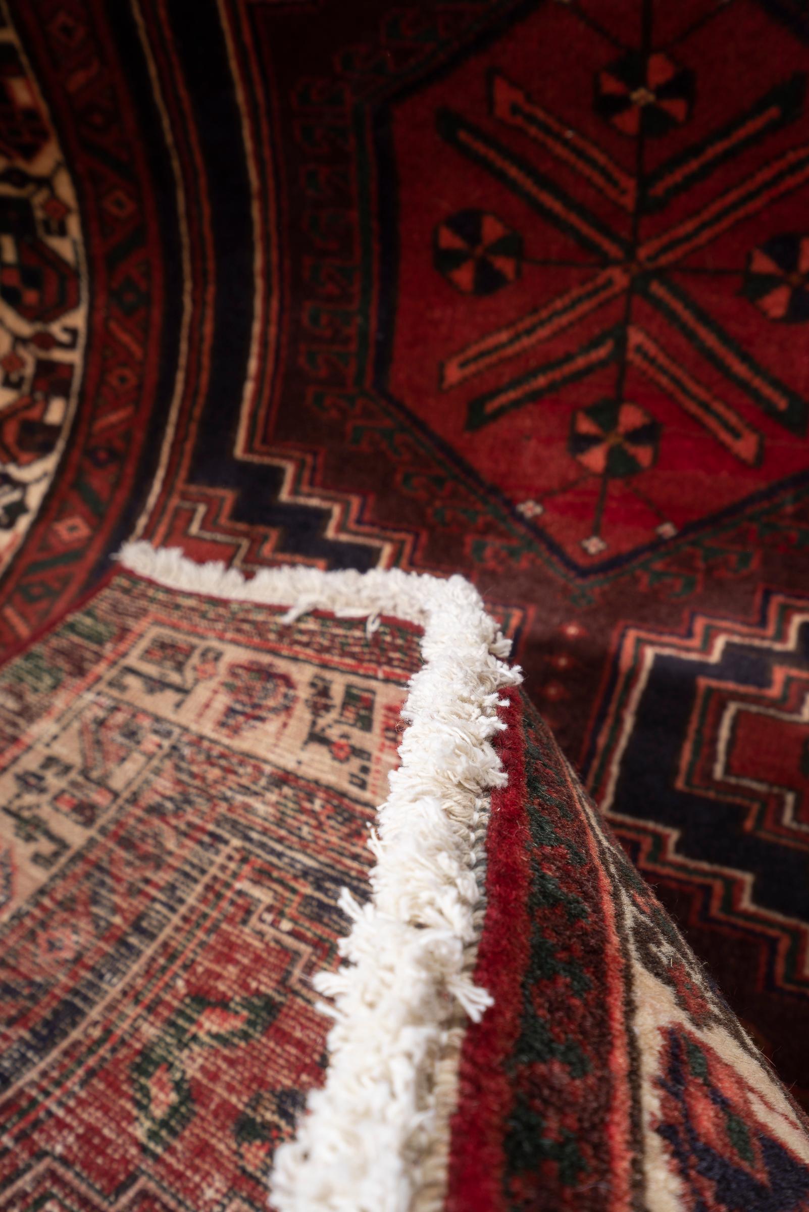 Vintage Sarab 5 Toranj Persian Runner Rug