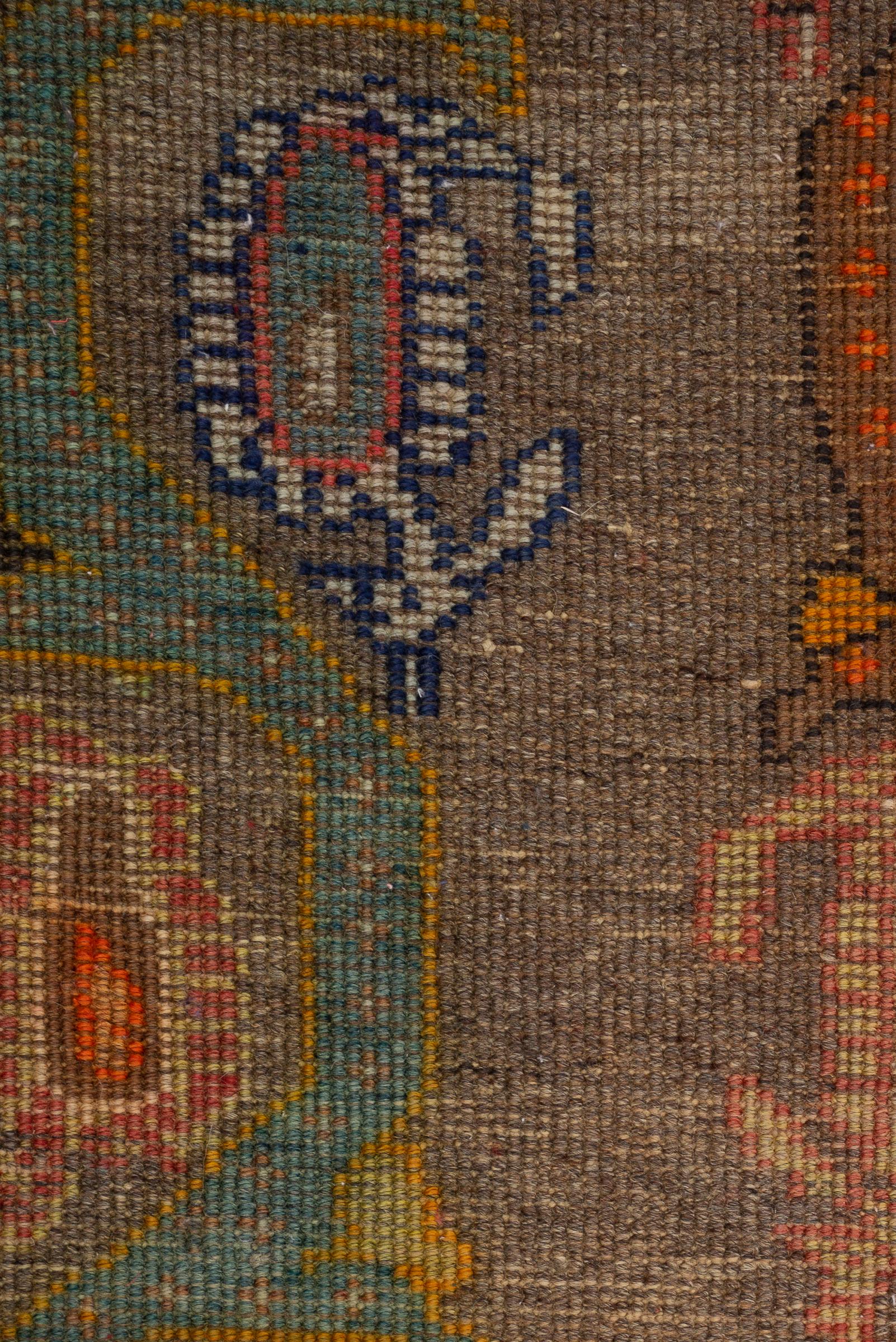 Vintage Qashqai Boteh Persian Poshti Rug .