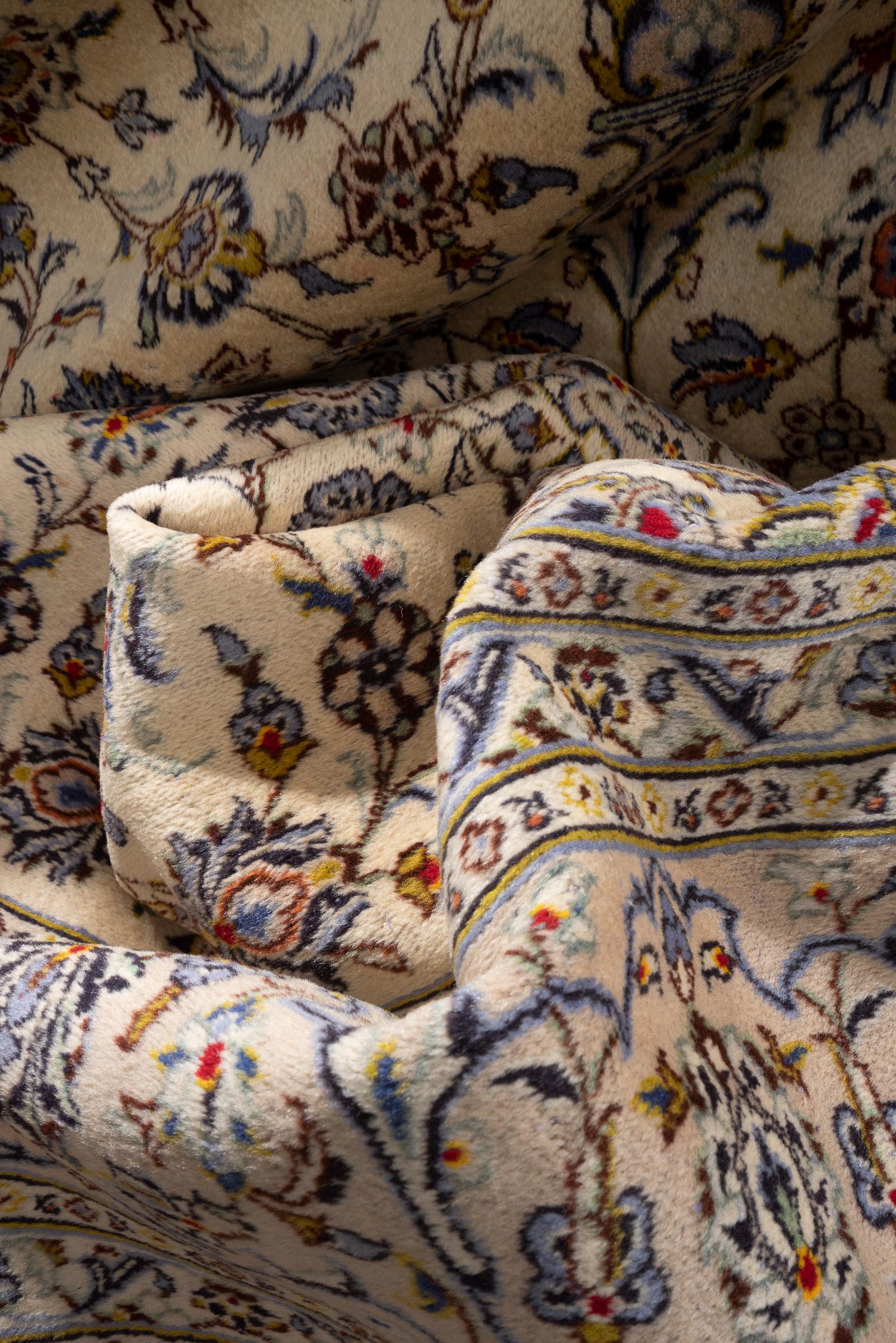 Kashan Light Lachak Toranj Persian Rug